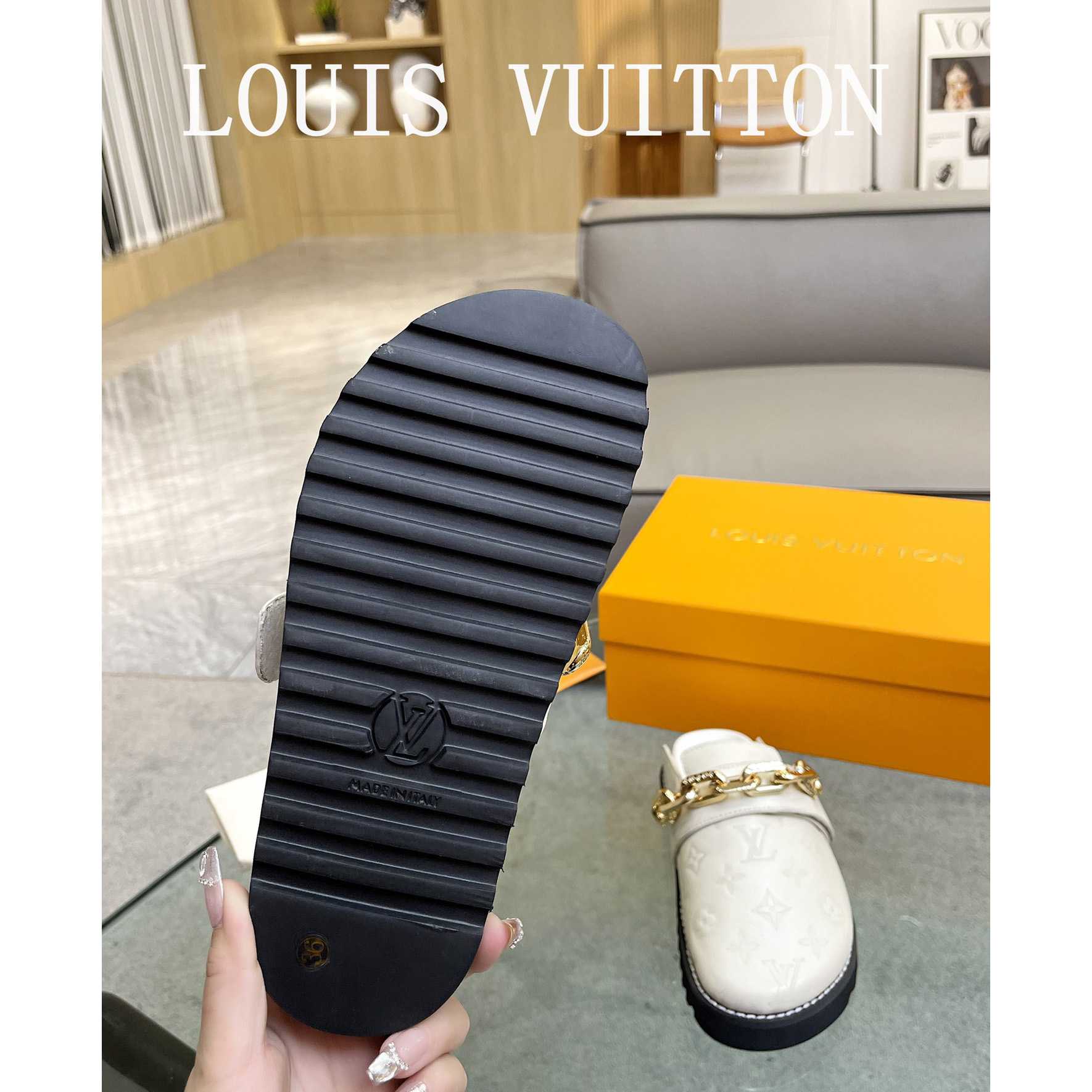 Louis Vuitton Lv Cosy Flat Comfort Clog         - PerfectKickZ