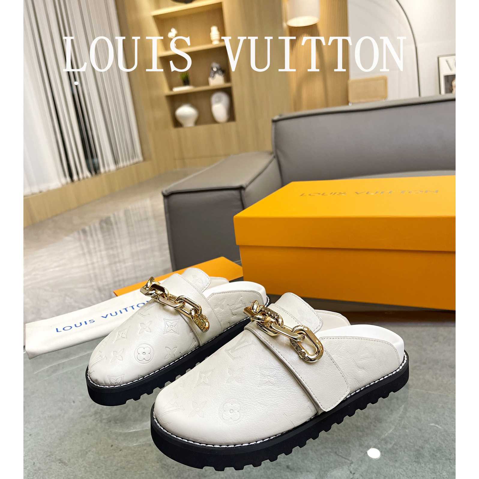 Louis Vuitton Lv Cosy Flat Comfort Clog         - PerfectKickZ