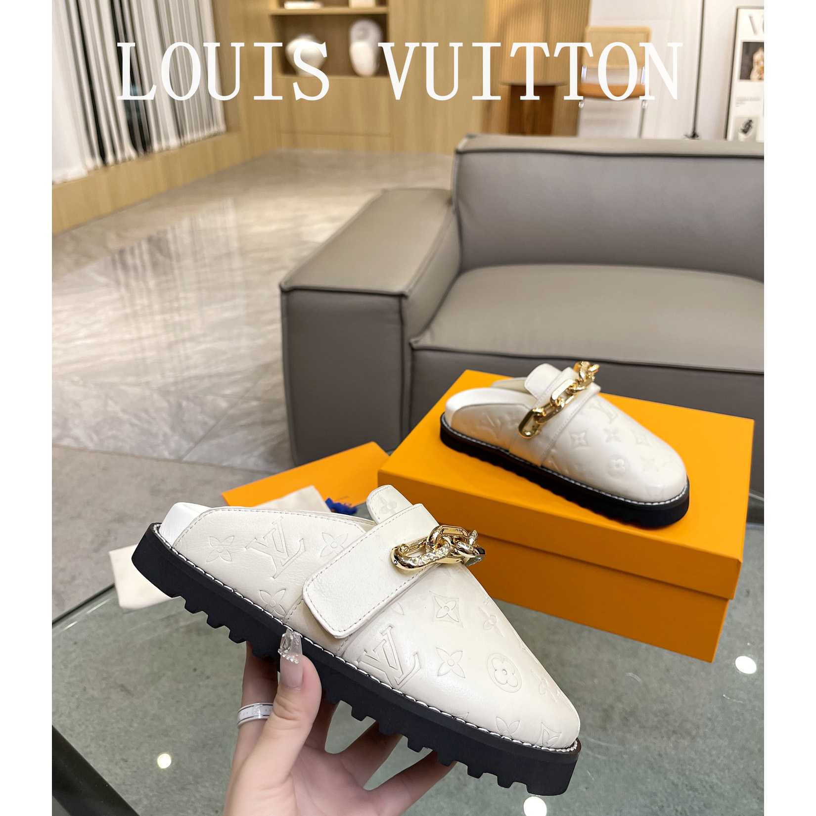 Louis Vuitton Lv Cosy Flat Comfort Clog         - PerfectKickZ