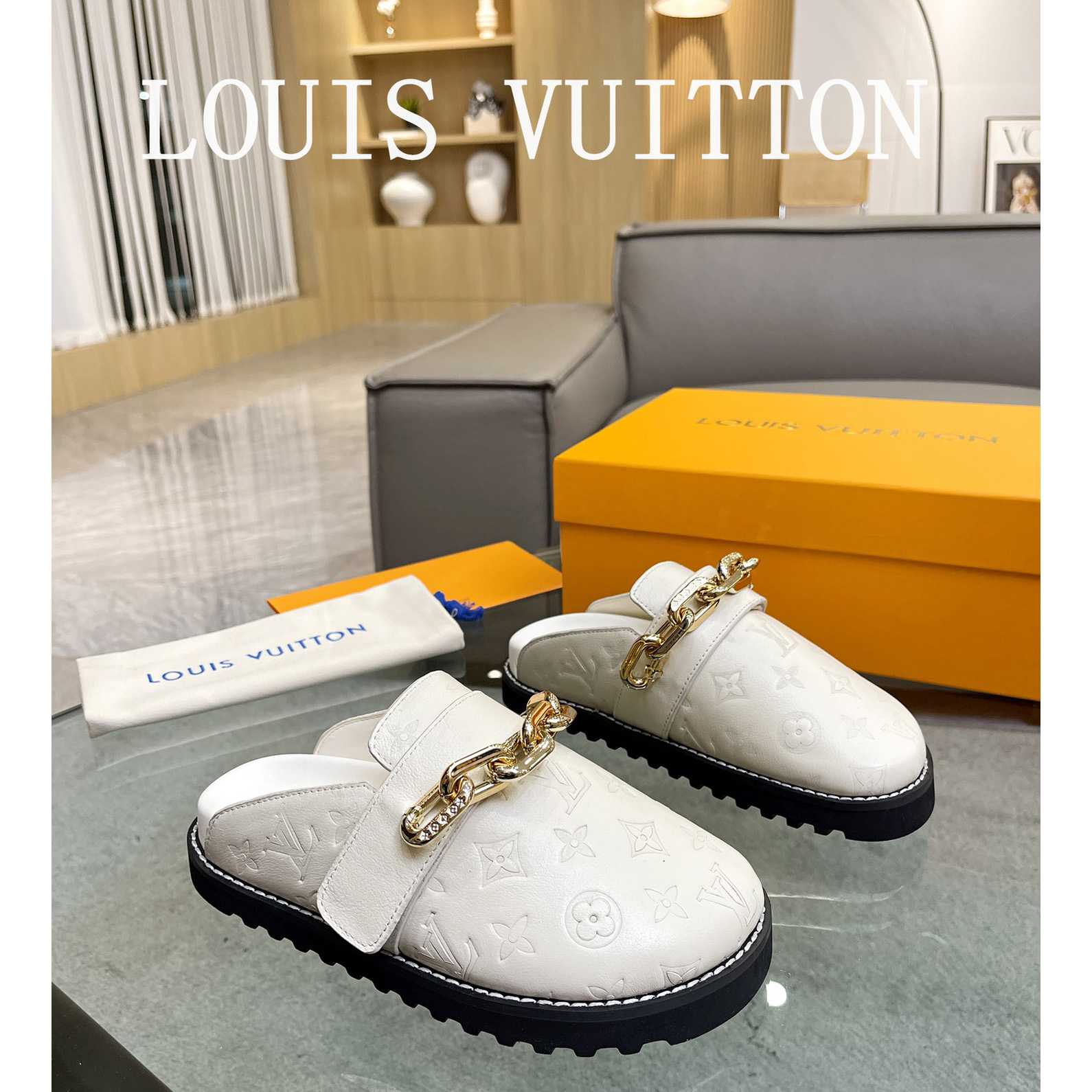 Louis Vuitton Lv Cosy Flat Comfort Clog         - PerfectKickZ