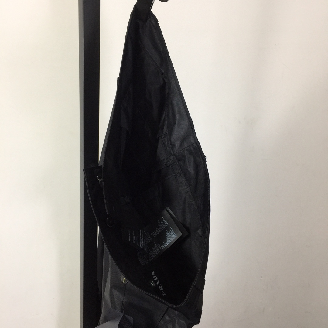 Prada Black Re-Nylon Cargo Pants - 