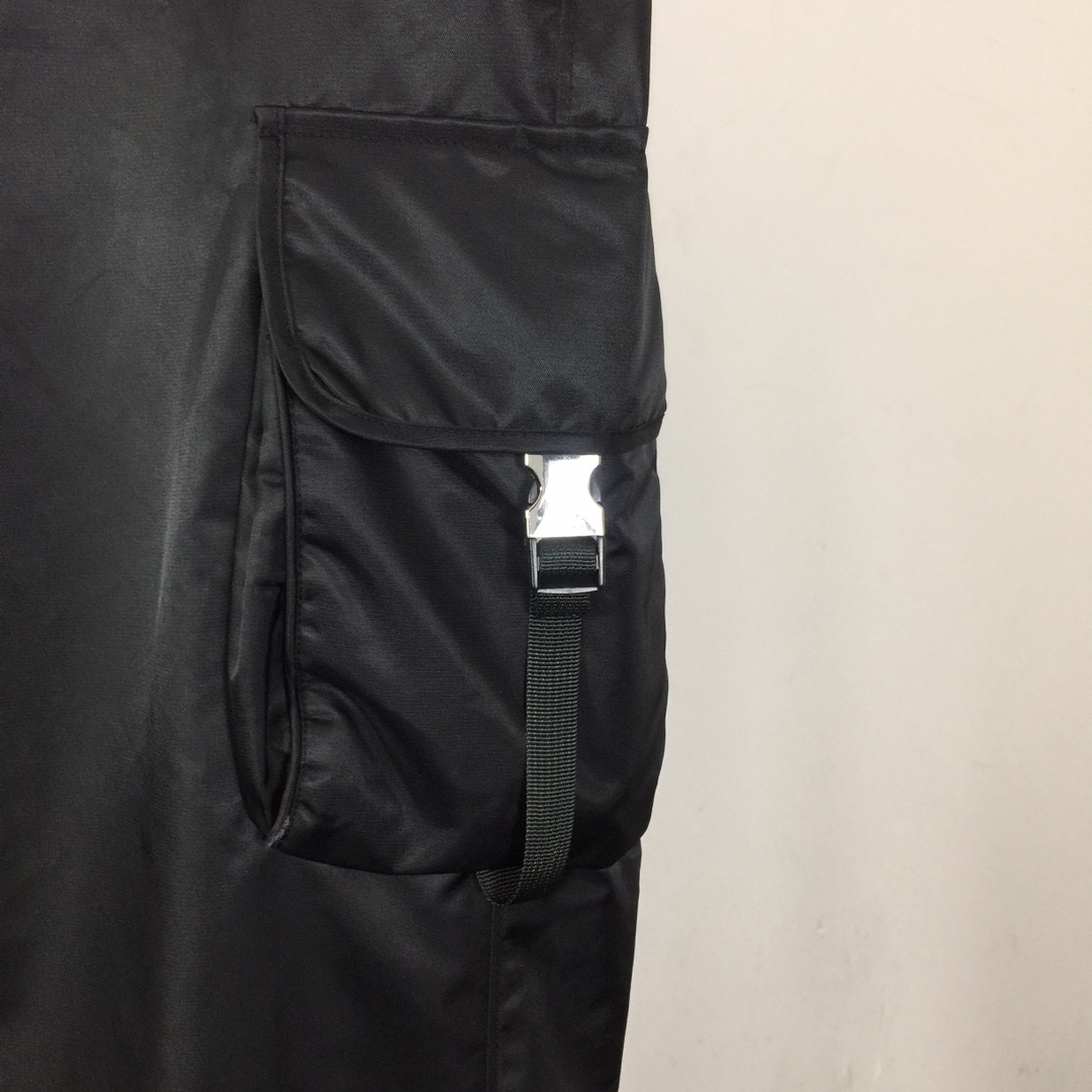 Prada Black Re-Nylon Cargo Pants - 