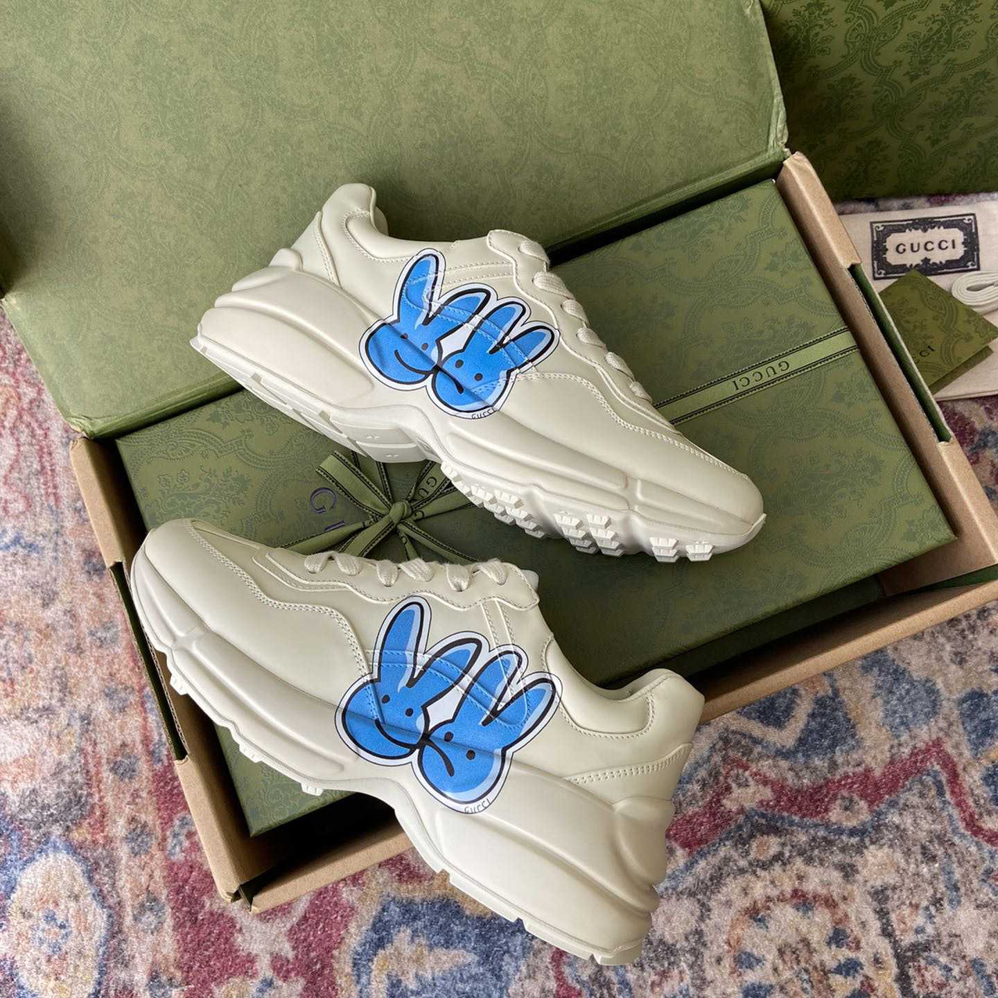 Gucci Rhyton Sneakers(upon uk size) - PerfectKickZ