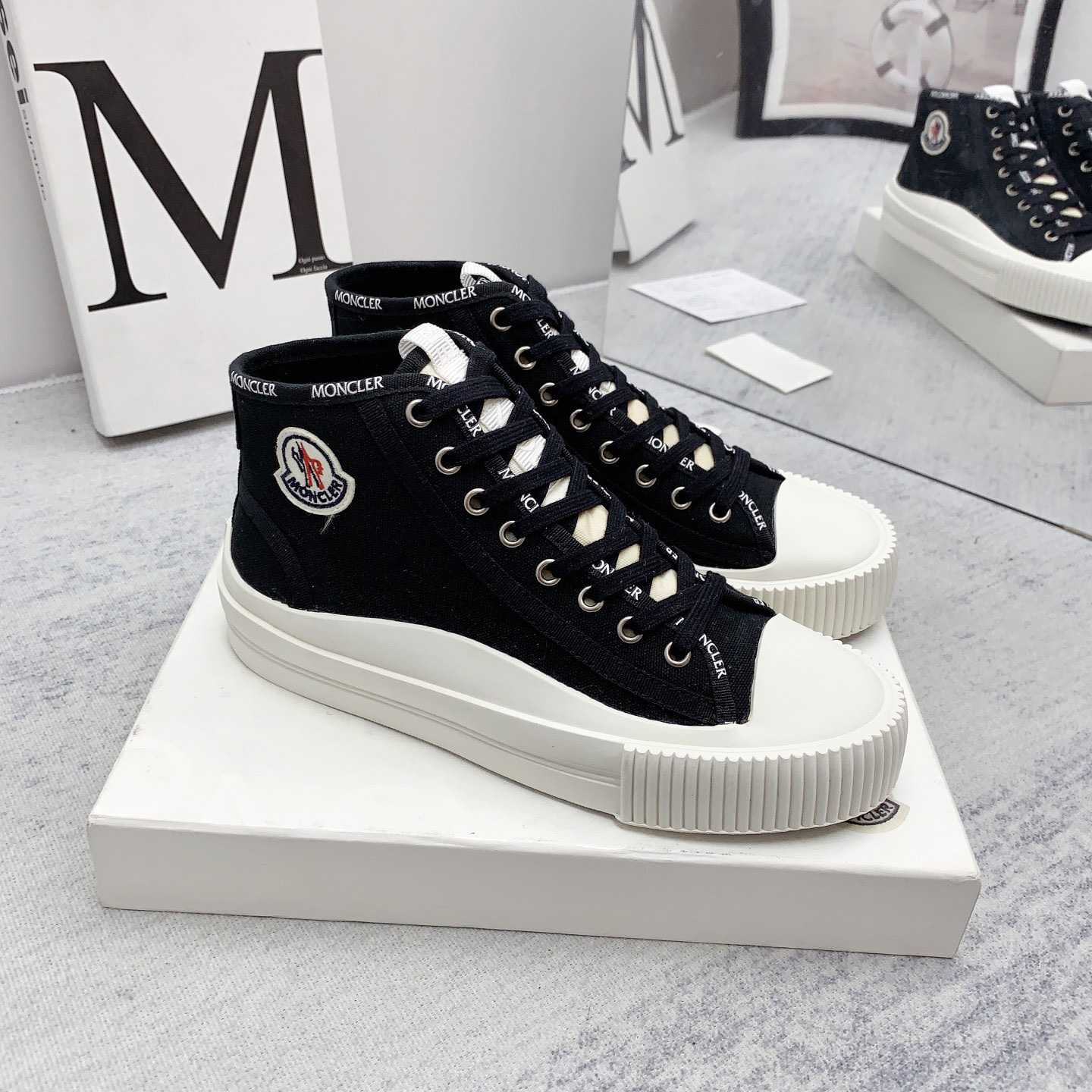 Moncler Black Lissex Sneakers - PerfectKickZ