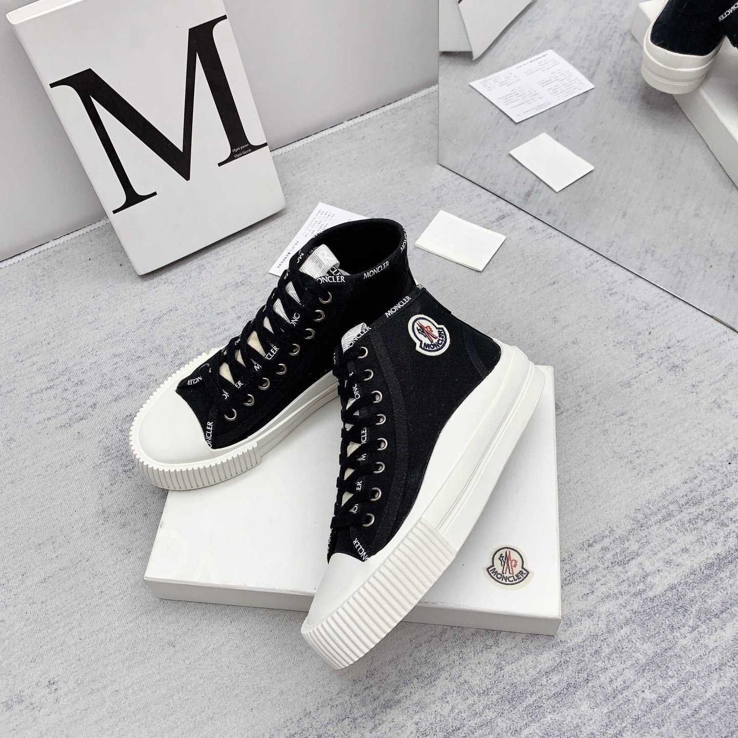 Moncler Black Lissex Sneakers - PerfectKickZ