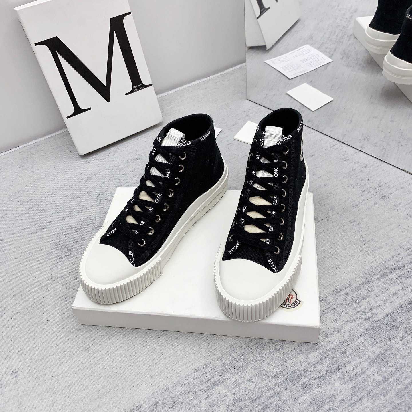 Moncler Black Lissex Sneakers - PerfectKickZ