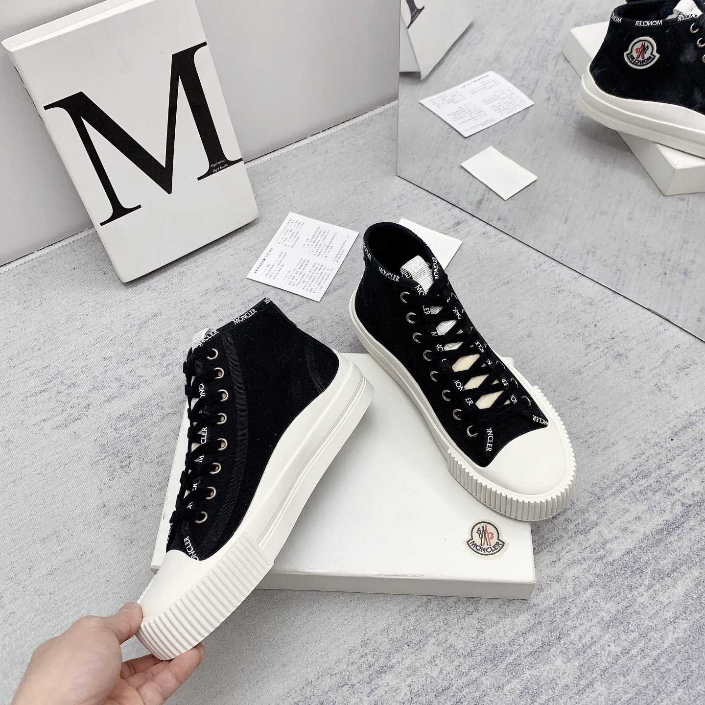 Moncler Black Lissex Sneakers - PerfectKickZ