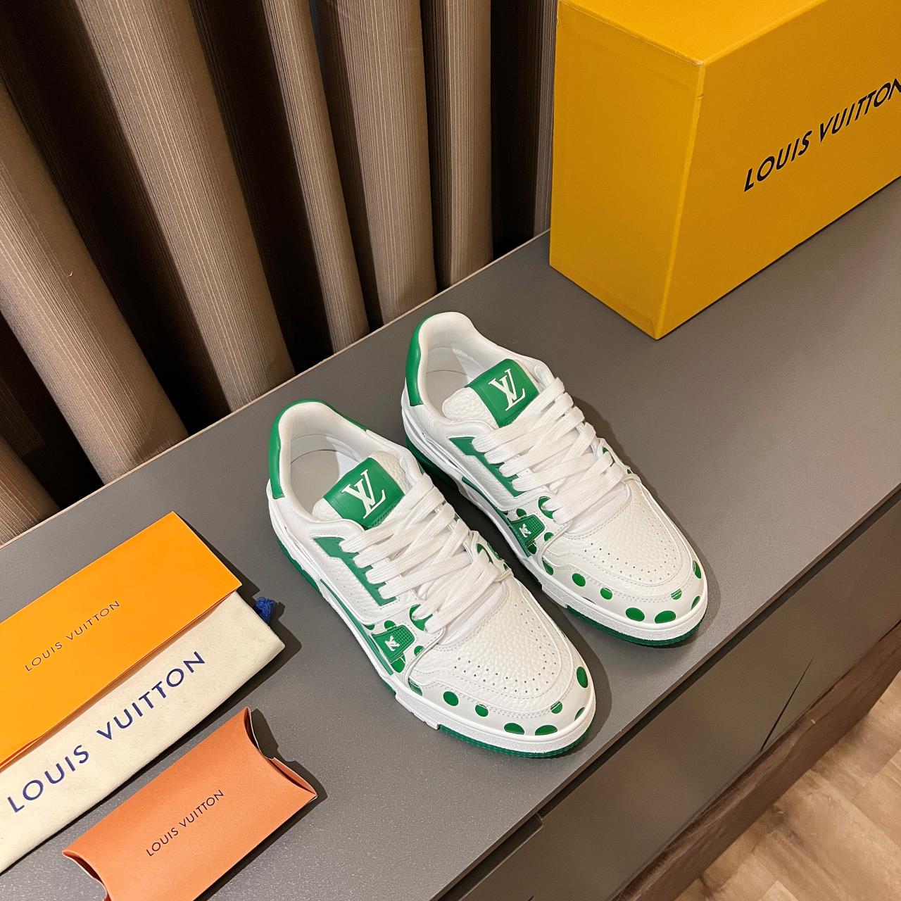 Louis Vuitton LV x YK LV Trainer Sneaker(upon uk size)   - PerfectKickZ