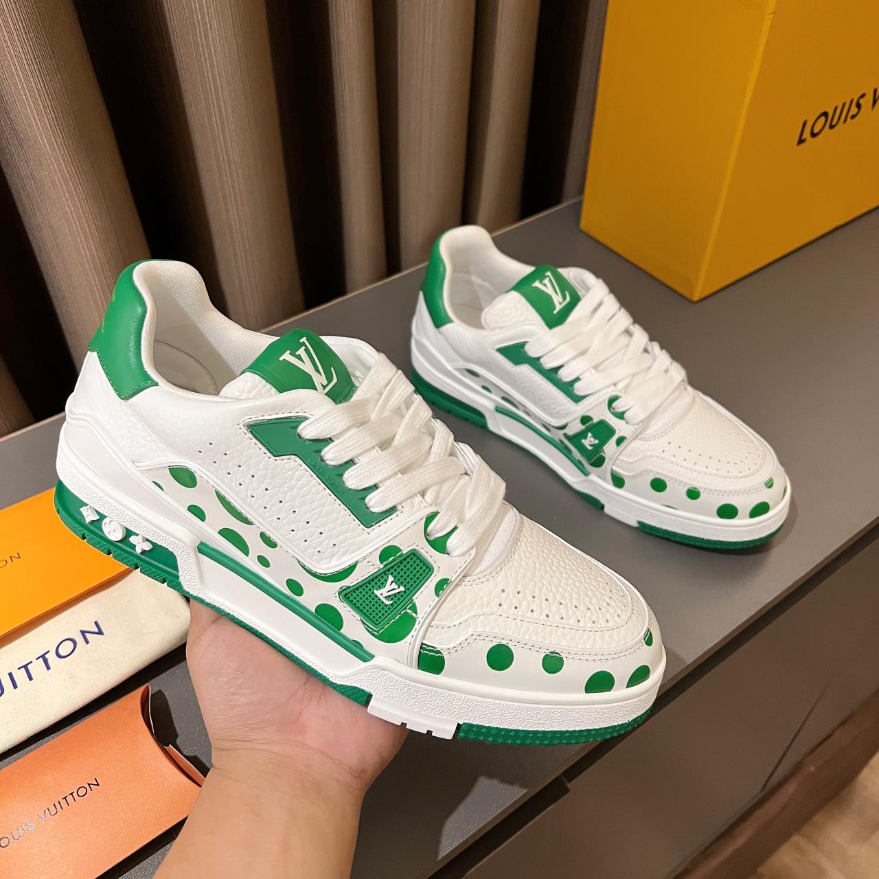 Louis Vuitton LV x YK LV Trainer Sneaker(upon uk size)   - PerfectKickZ