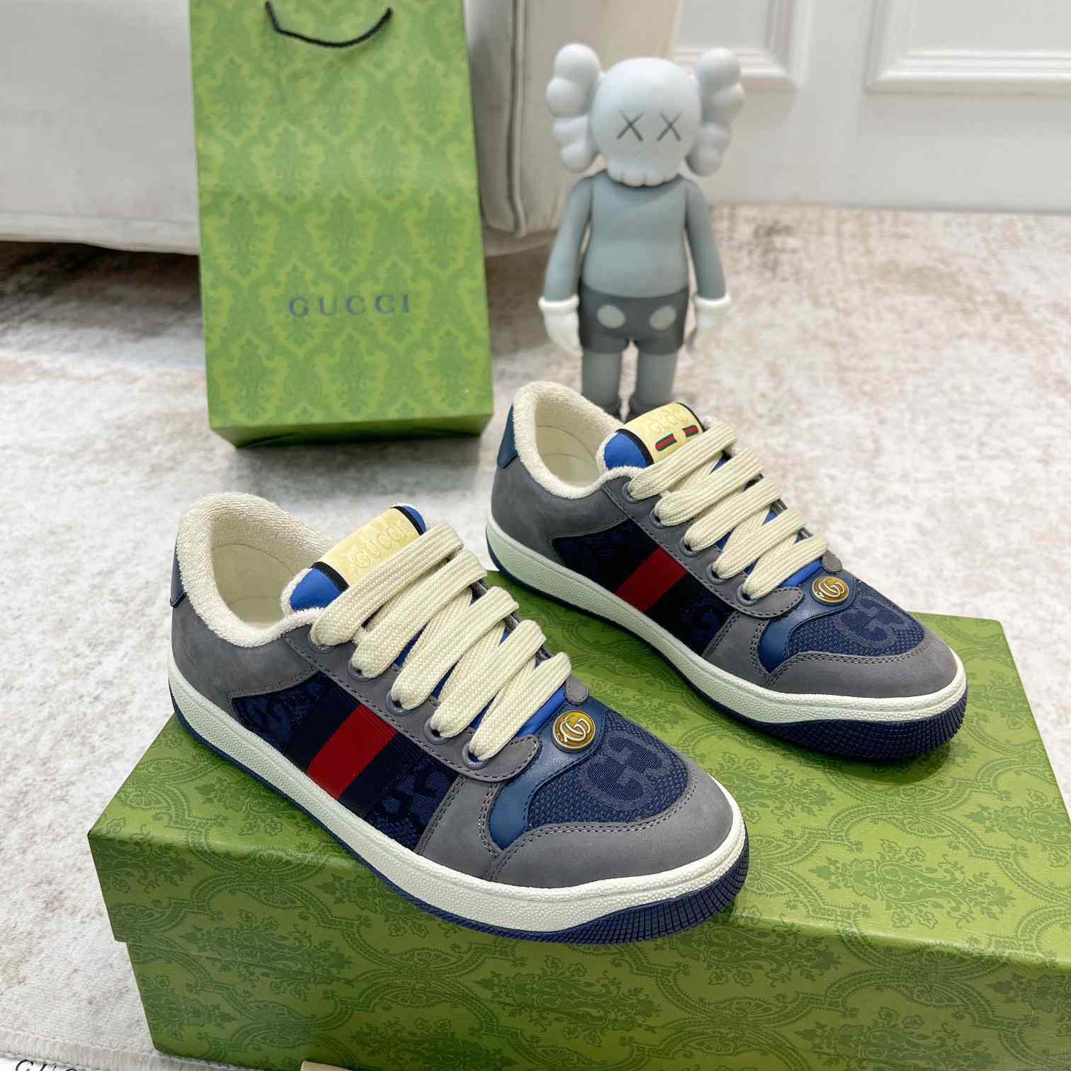 Gucci GG Screener Sneaker (upon uk size) - PerfectKickZ