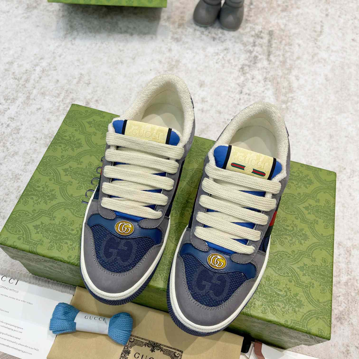 Gucci GG Screener Sneaker (upon uk size) - PerfectKickZ