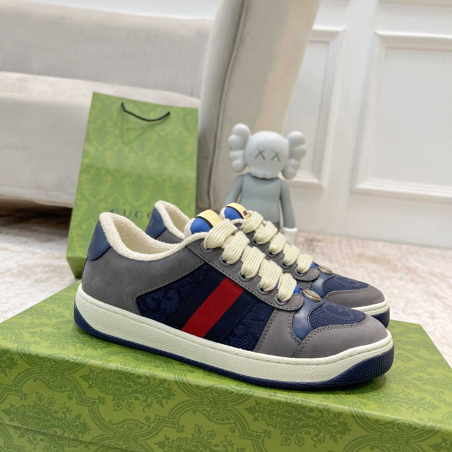 Gucci GG Screener Sneaker (upon uk size) - PerfectKickZ