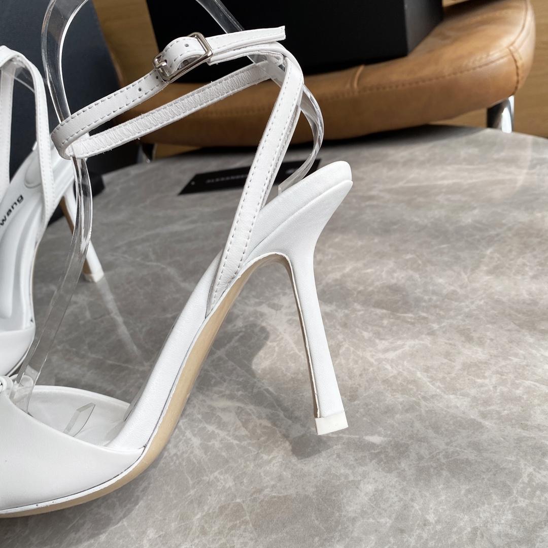 Alexander Wang Dahlia 105 Bow Sandal In Satin - PerfectKickZ