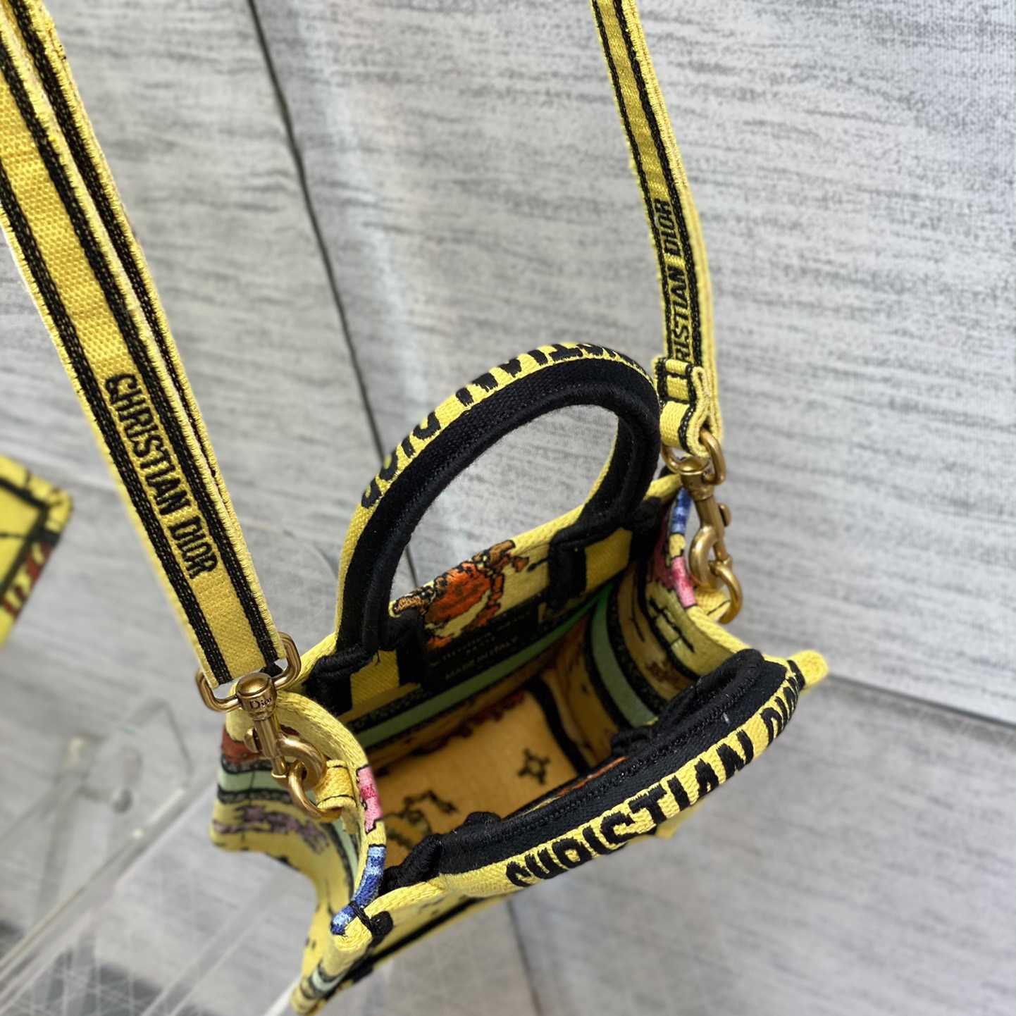 Dior Mini Dior Book Tote Phone Bag - PerfectKickZ
