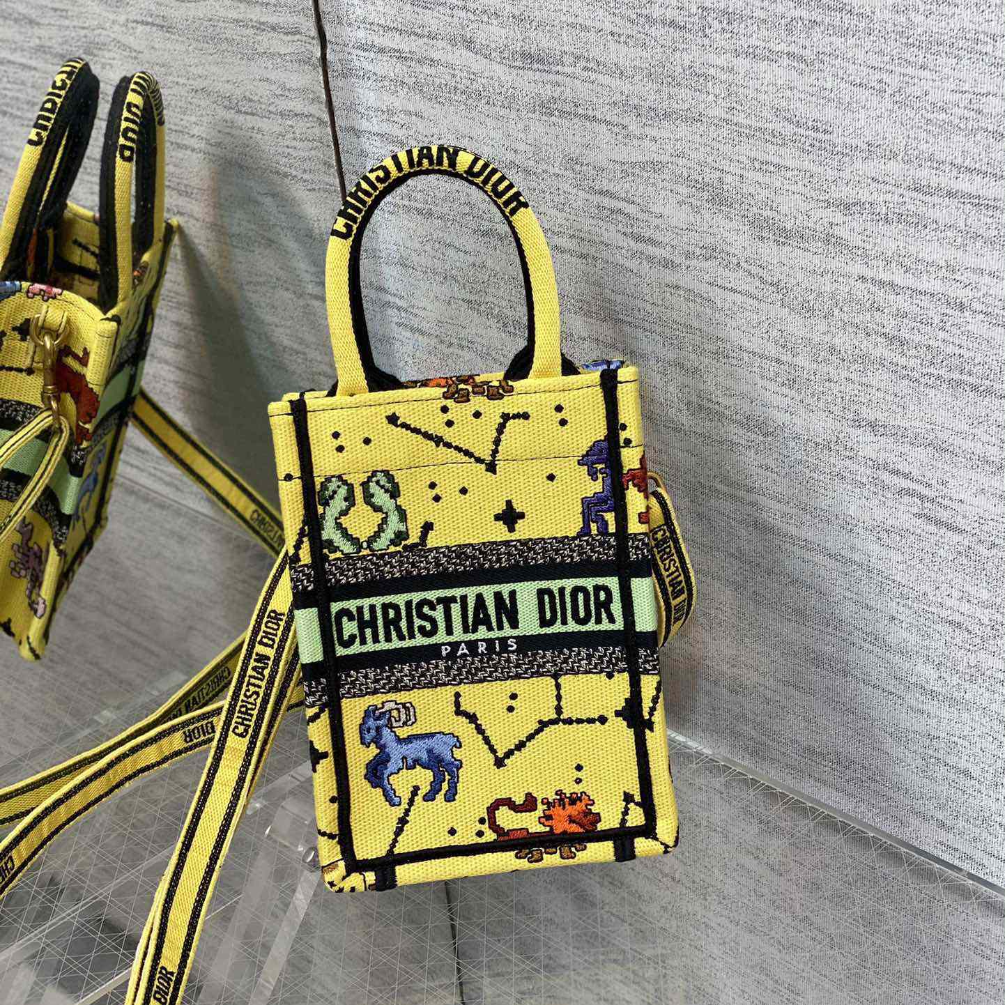 Dior Mini Dior Book Tote Phone Bag - PerfectKickZ