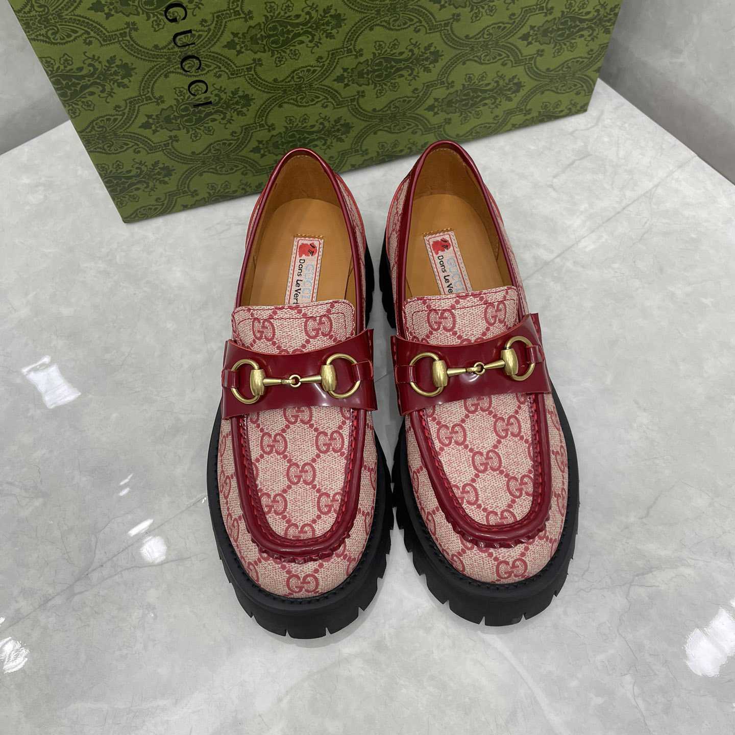 Gucci Women's GG Lug Sole Loafer - PerfectKickZ