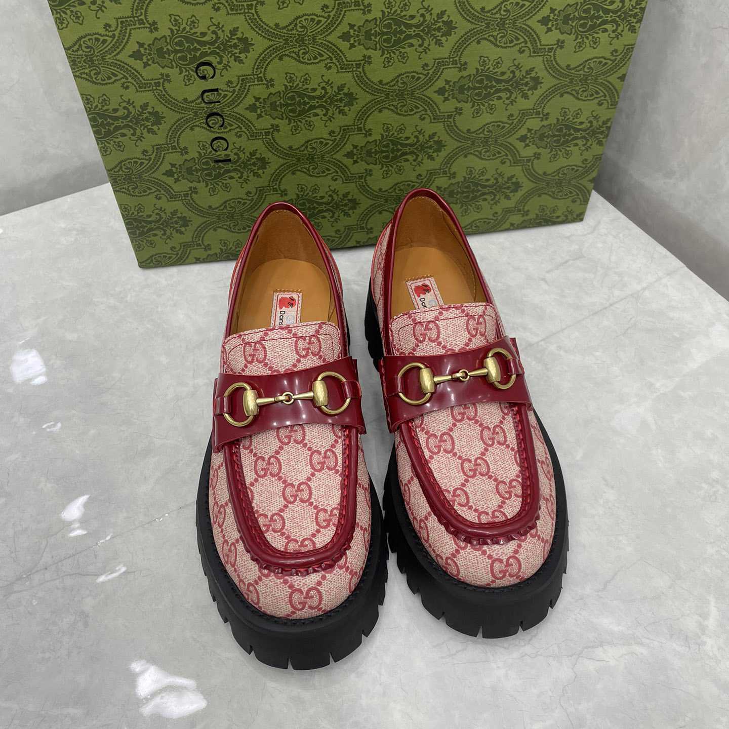 Gucci Women's GG Lug Sole Loafer - PerfectKickZ