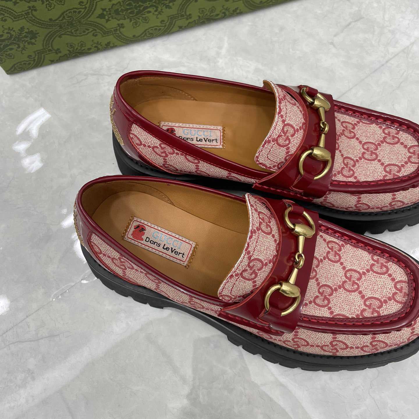 Gucci Women's GG Lug Sole Loafer - PerfectKickZ