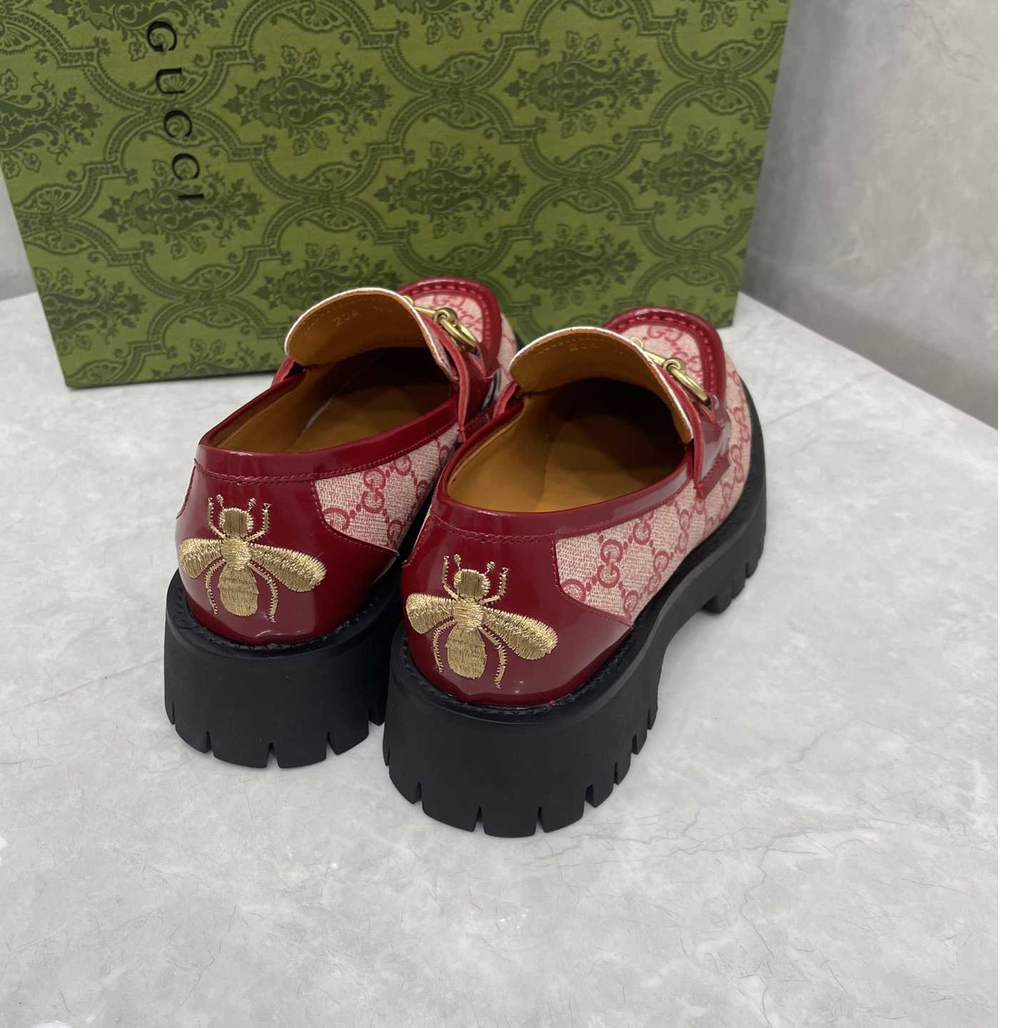 Gucci Women's GG Lug Sole Loafer - PerfectKickZ