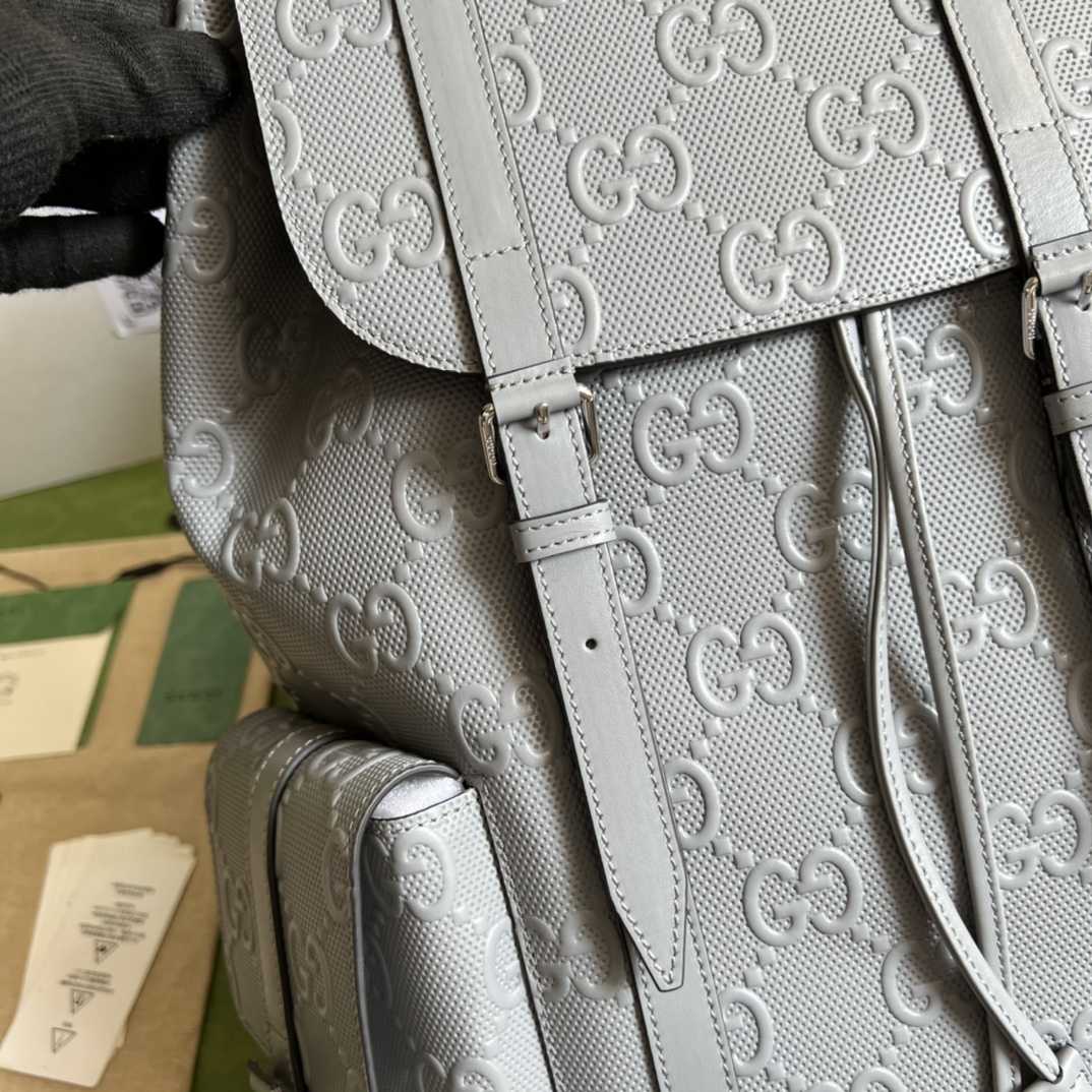 Gucci GG Embossed Backpack(34-41-12cm) - PerfectKickZ