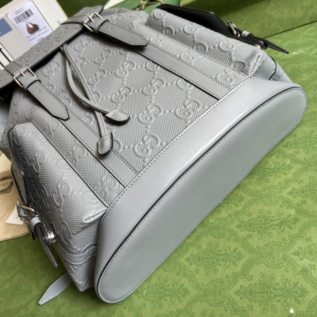 Gucci GG Embossed Backpack(34-41-12cm) - PerfectKickZ