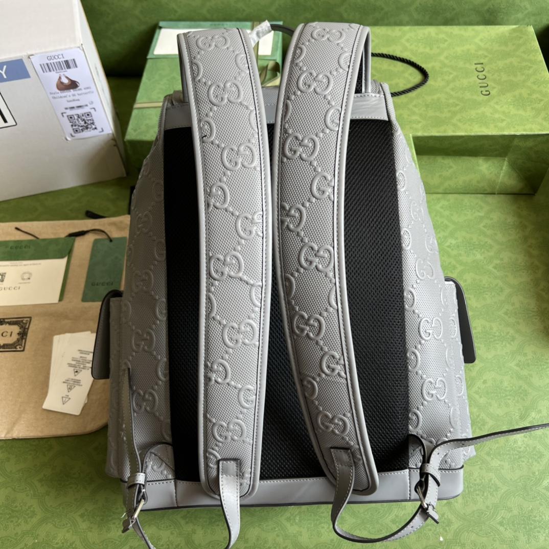 Gucci GG Embossed Backpack(34-41-12cm) - PerfectKickZ