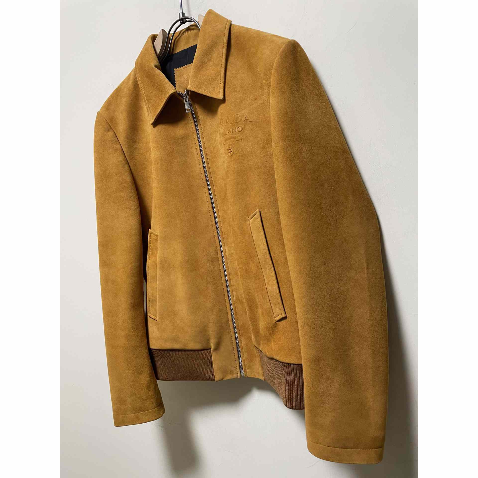 Prada Suede Bomber Jacket - PerfectKickZ