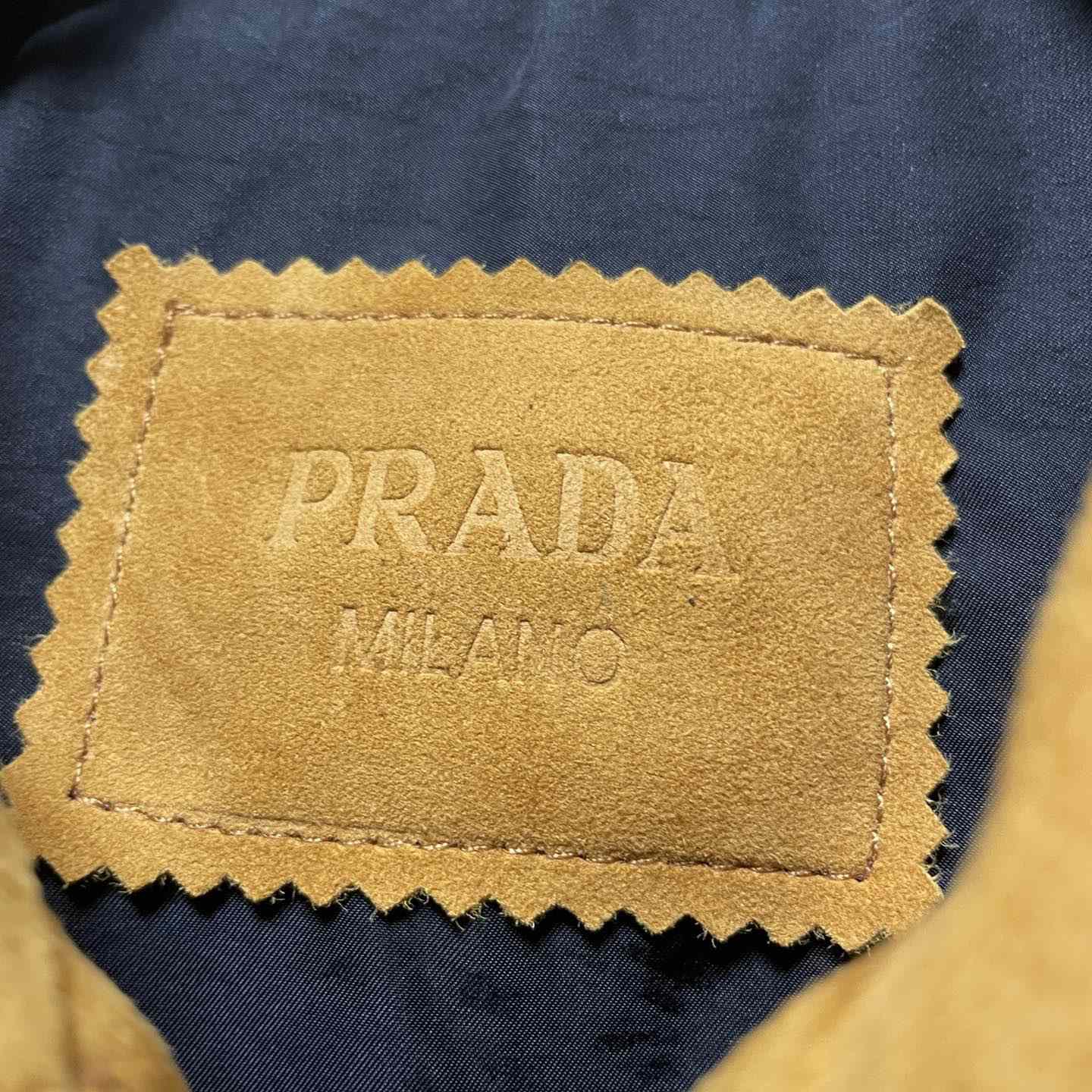 Prada Suede Bomber Jacket - PerfectKickZ