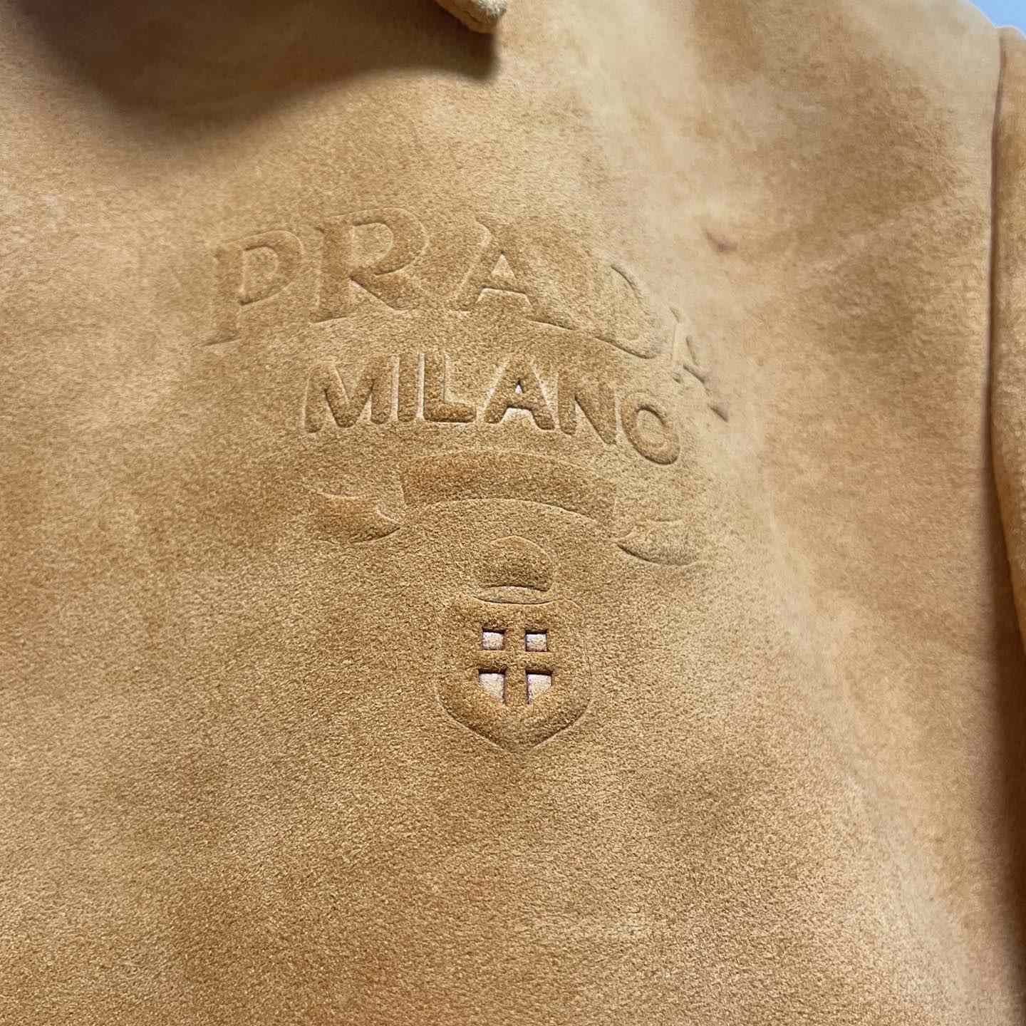 Prada Suede Bomber Jacket - PerfectKickZ
