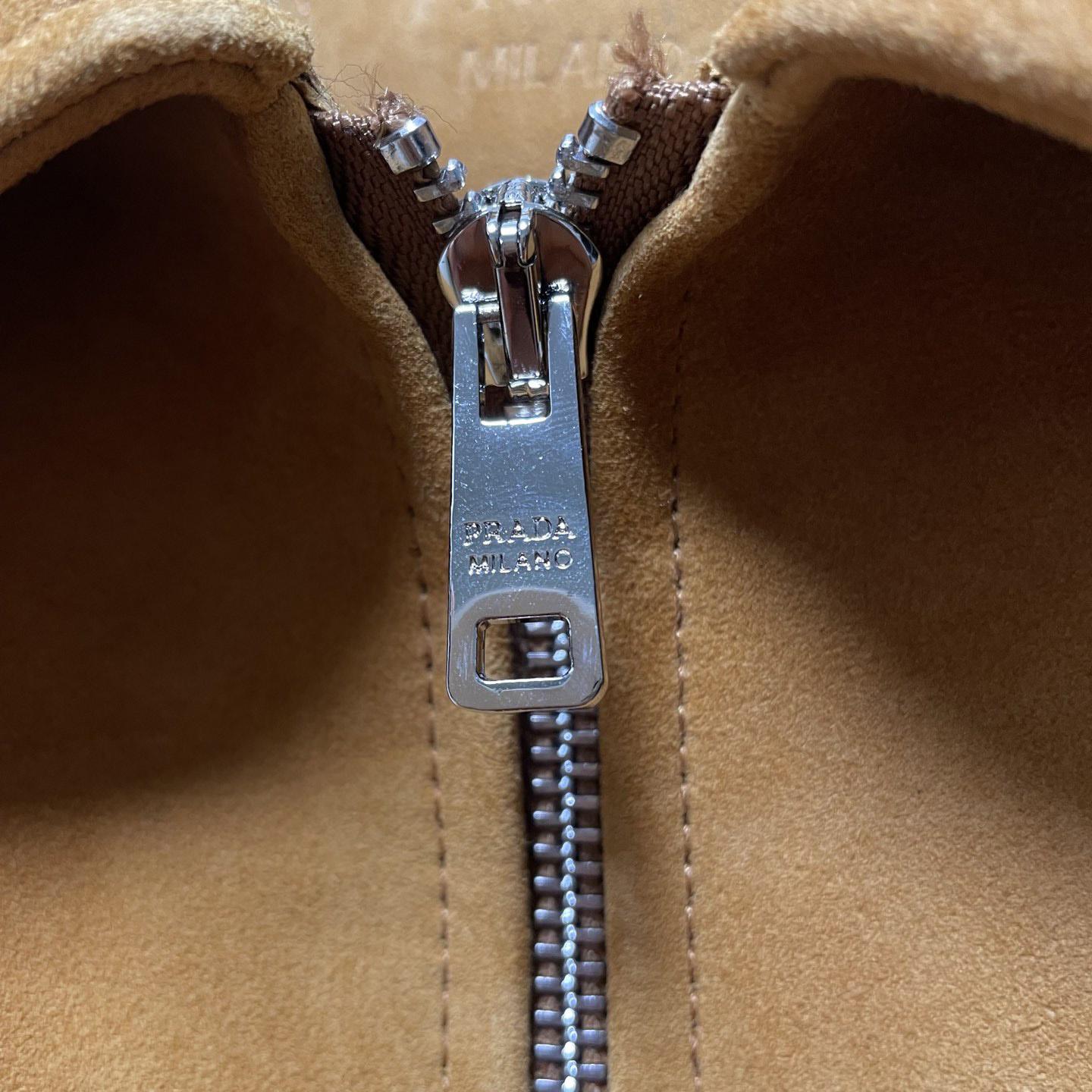 Prada Suede Bomber Jacket - PerfectKickZ
