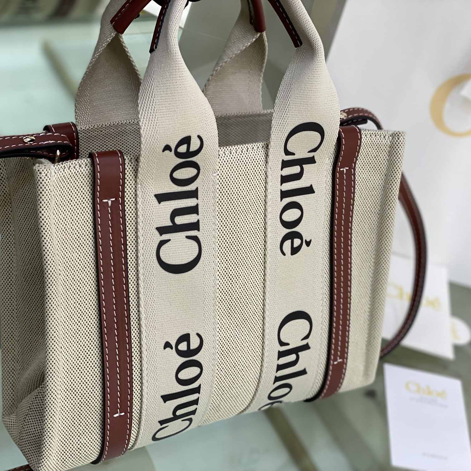 Chloe Small Woody Tote Bag - PerfectKickZ