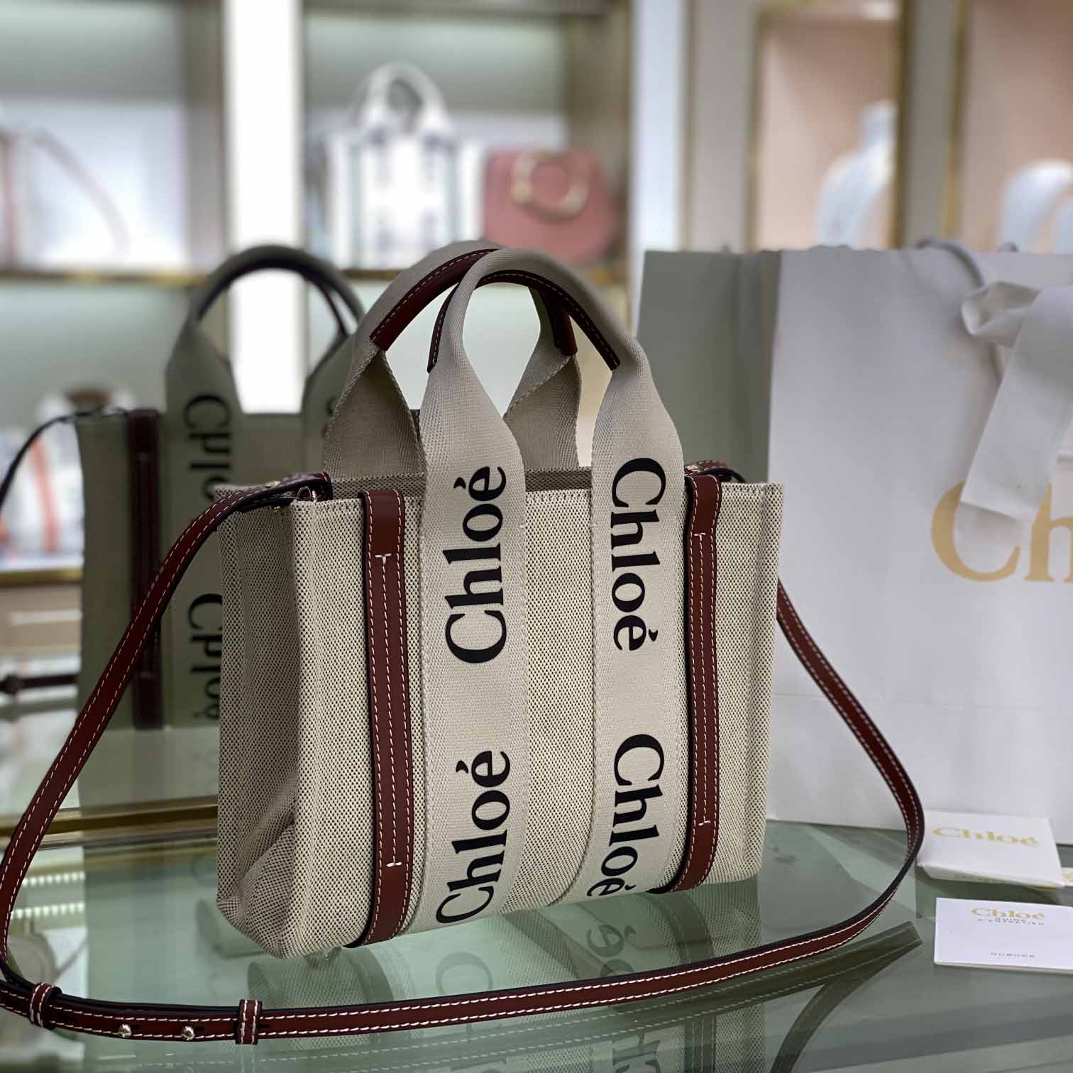 Chloe Small Woody Tote Bag - PerfectKickZ