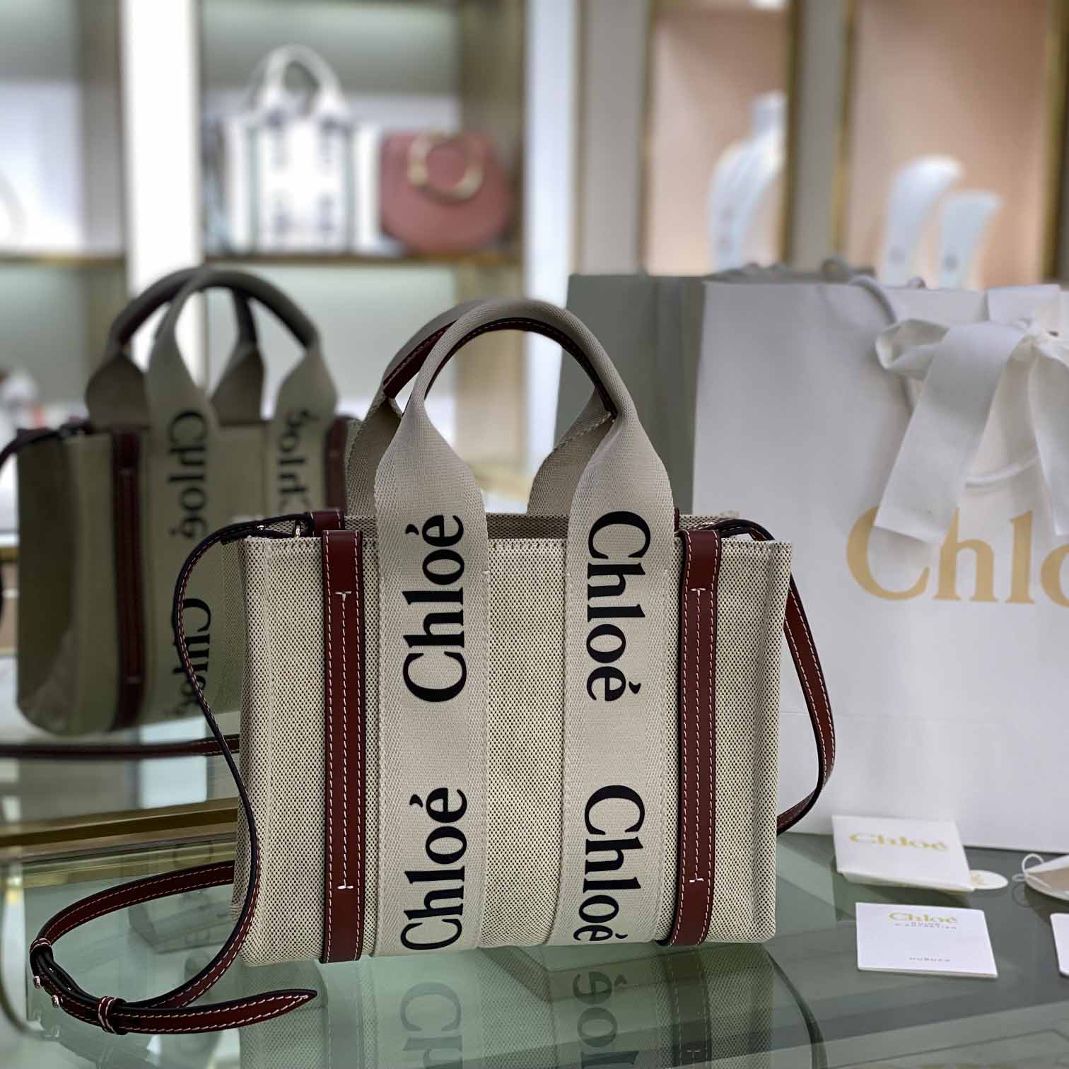 Chloe Small Woody Tote Bag - PerfectKickZ