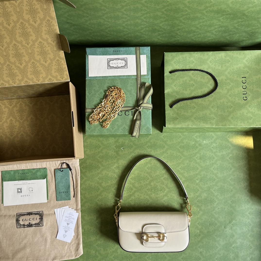 Gucci Horsebit 1955 Small Shoulder Bag(24-13-5cm)   - PerfectKickZ