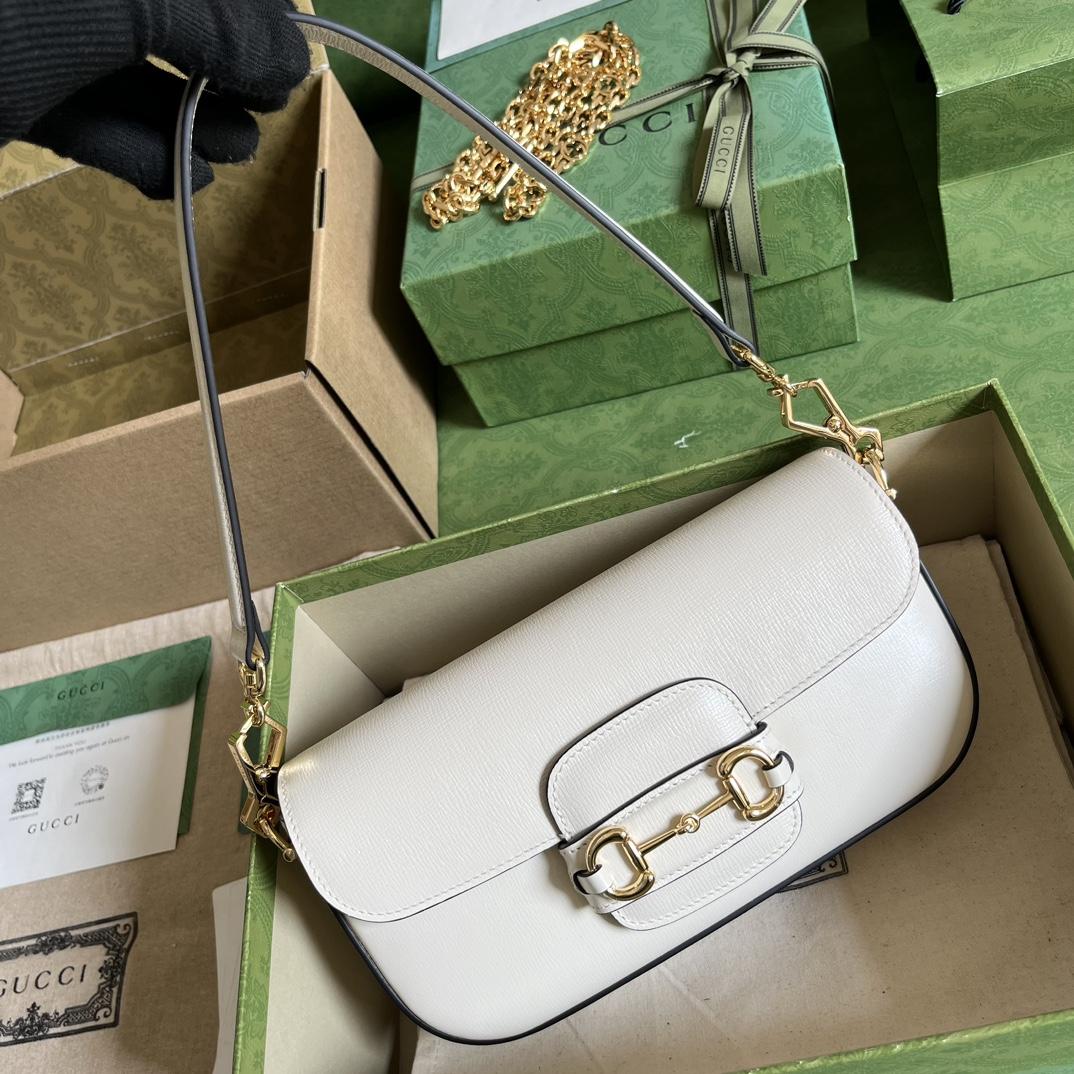 Gucci Horsebit 1955 Small Shoulder Bag(24-13-5cm)   - 