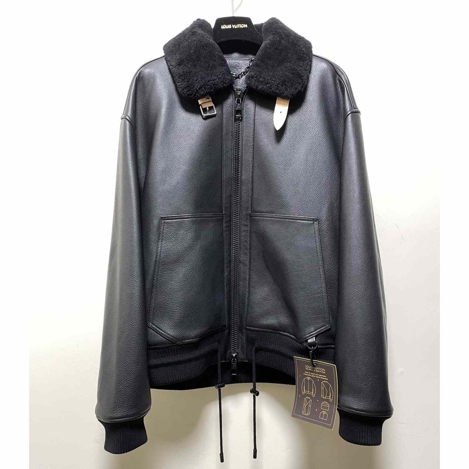 Louis Vuitton Leather Aviator Jacket - PerfectKickZ