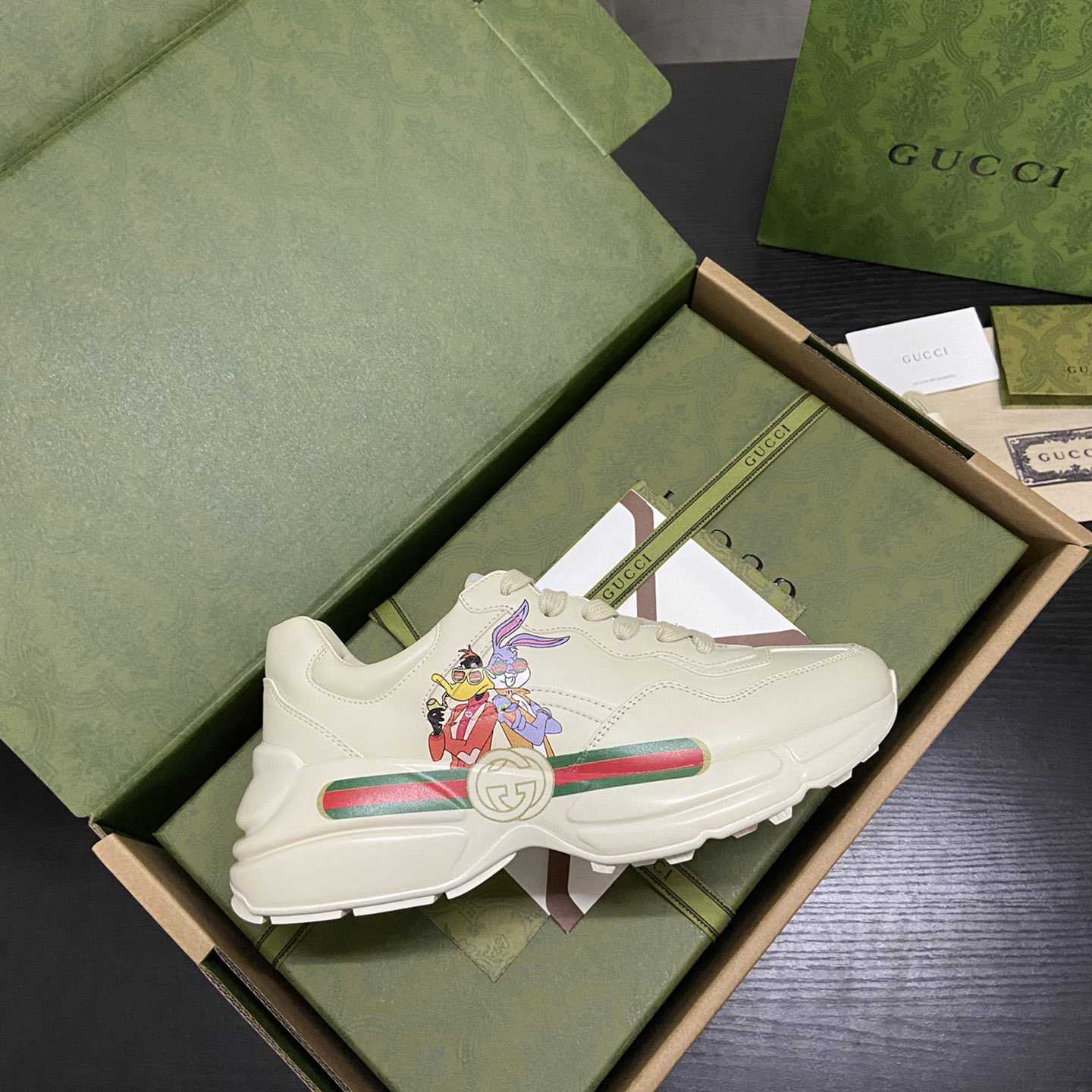 Gucci Rhyton Sneaker With Animal Print(upon uk size) - PerfectKickZ