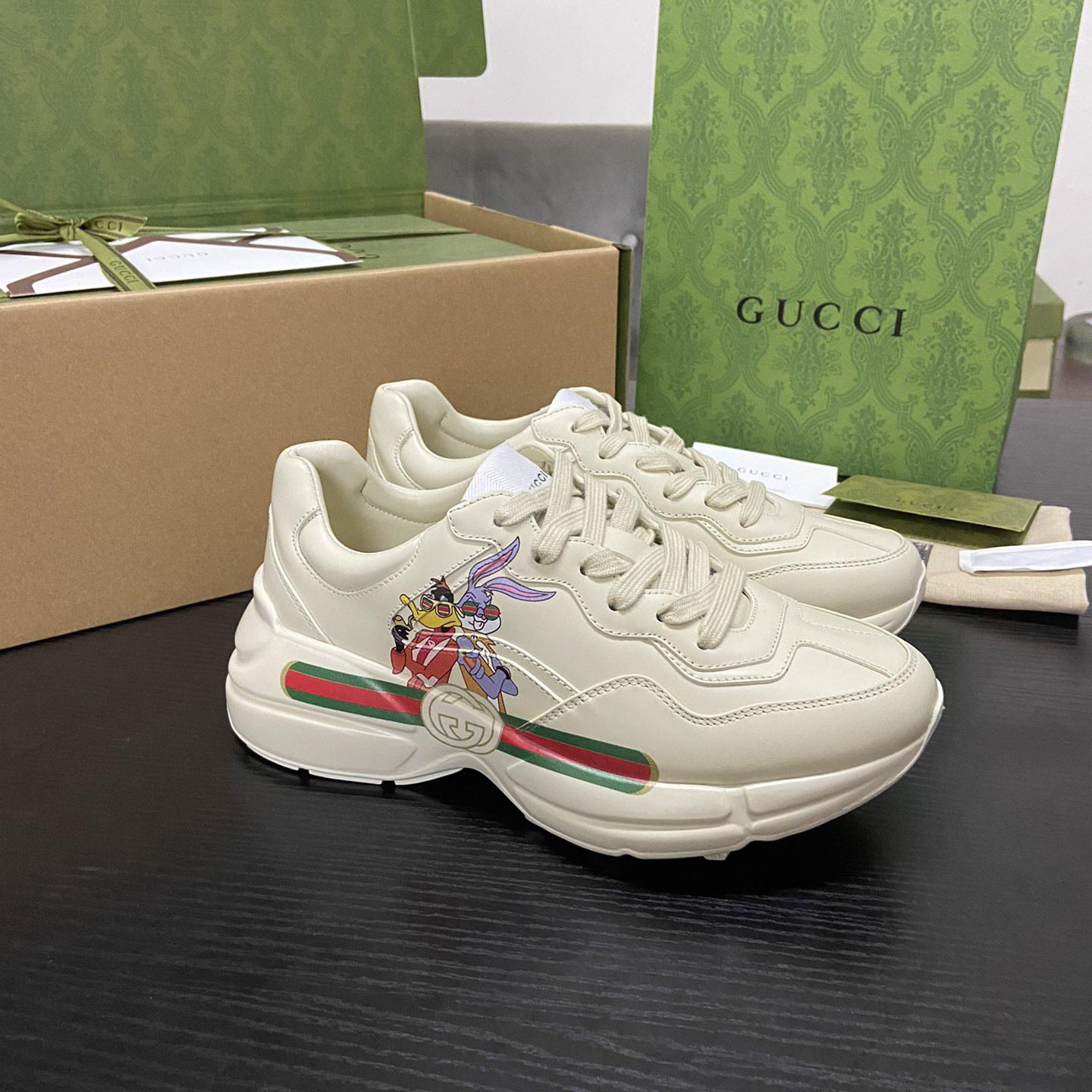Gucci Rhyton Sneaker With Animal Print(upon uk size) - PerfectKickZ