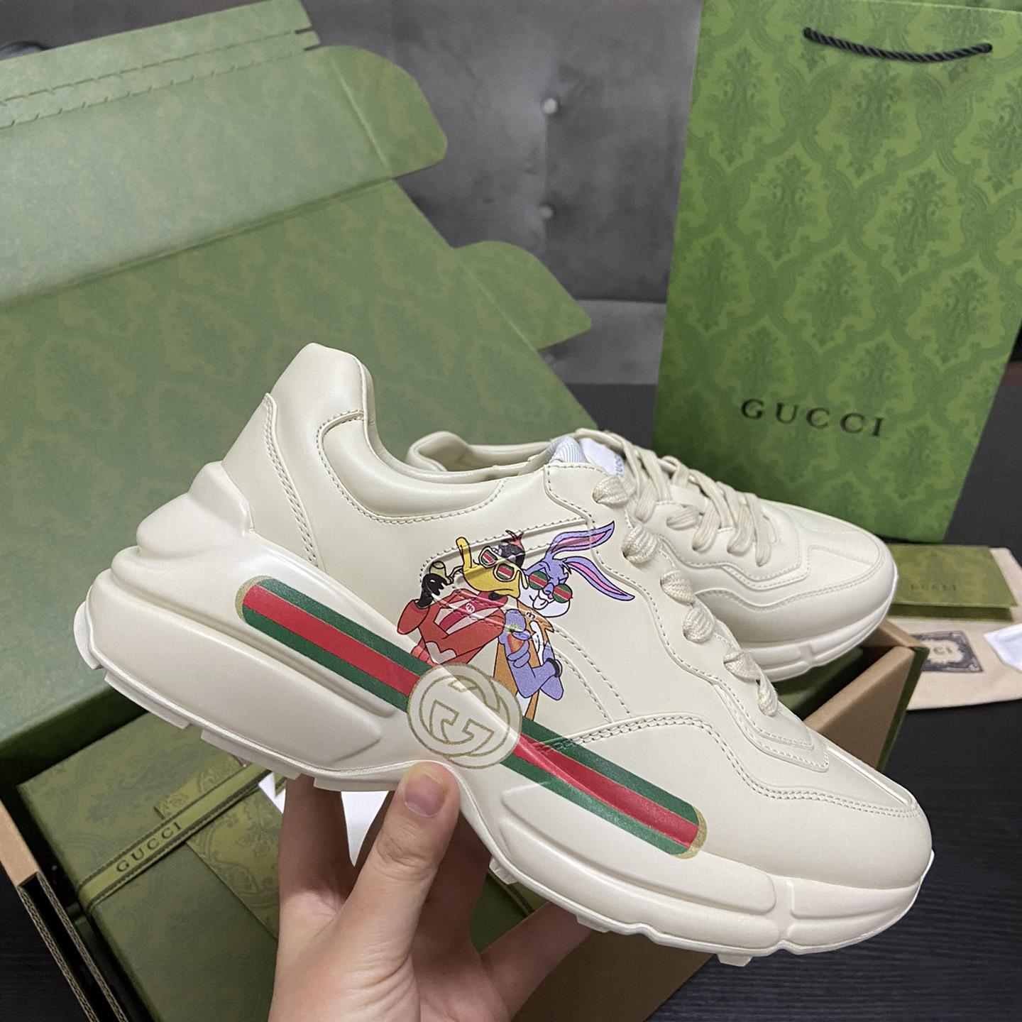 Gucci Rhyton Sneaker With Animal Print(upon uk size) - PerfectKickZ