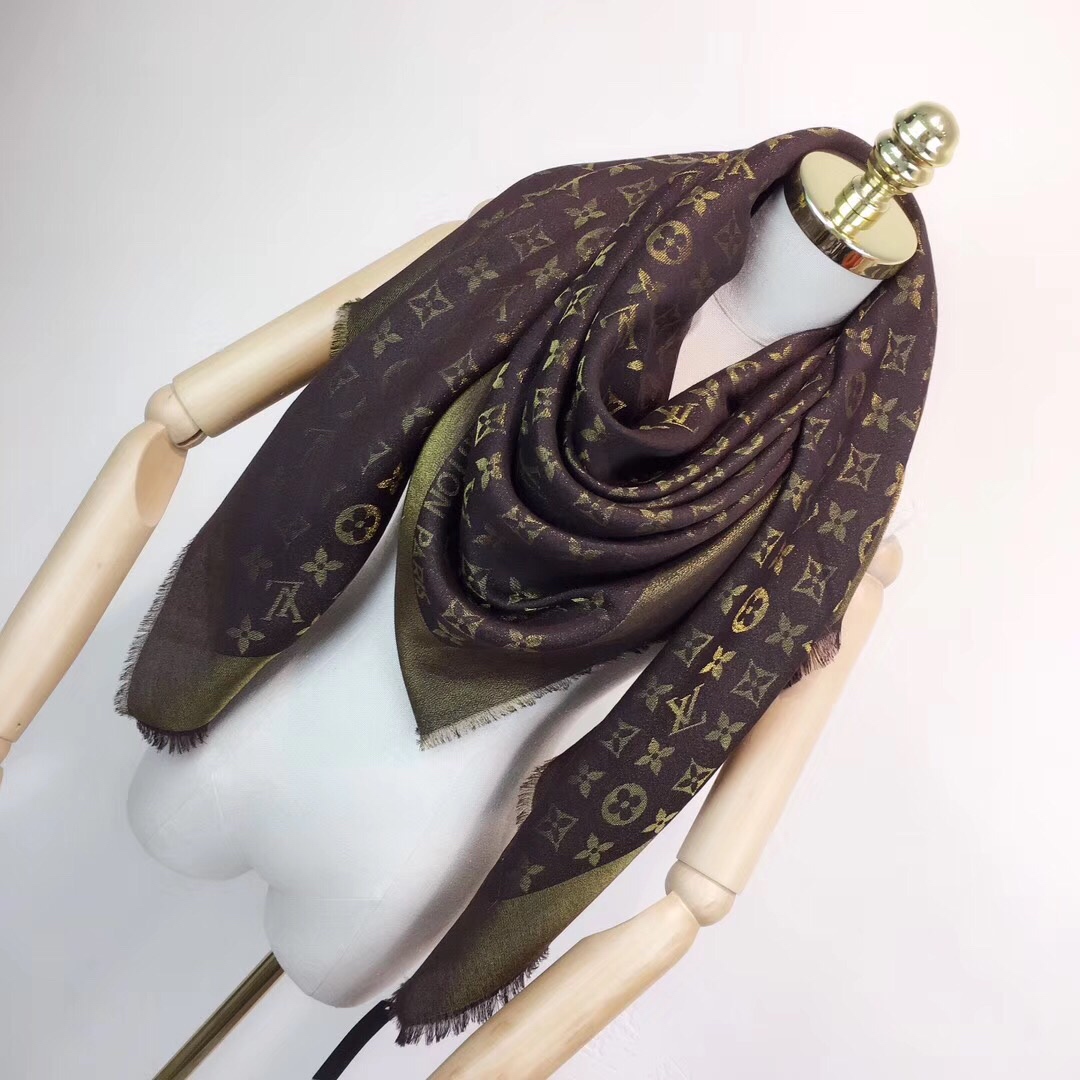 Louis Vuitton Monogram Denim Shawl - PerfectKickZ