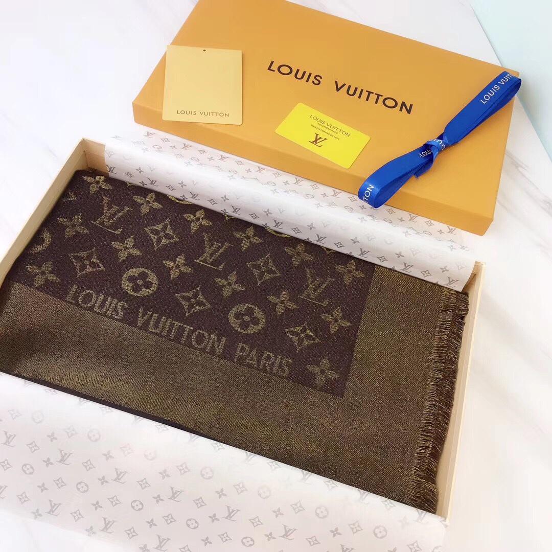 Louis Vuitton Monogram Denim Shawl - PerfectKickZ