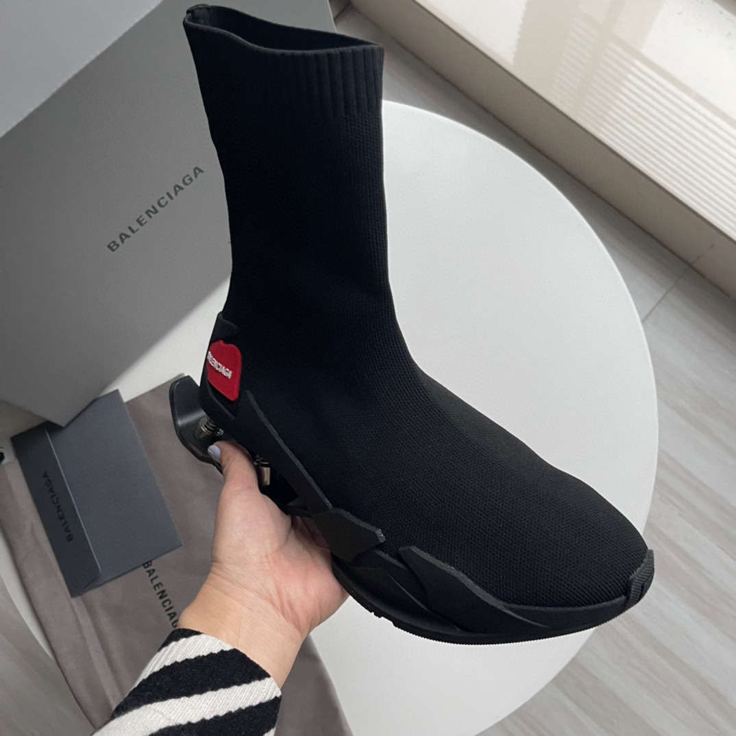 Balenciaga Speed Sneaker In Black - PerfectKickZ