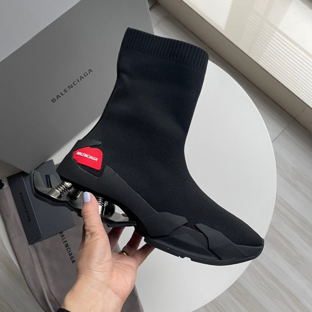 Balenciaga Speed Sneaker In Black - PerfectKickZ