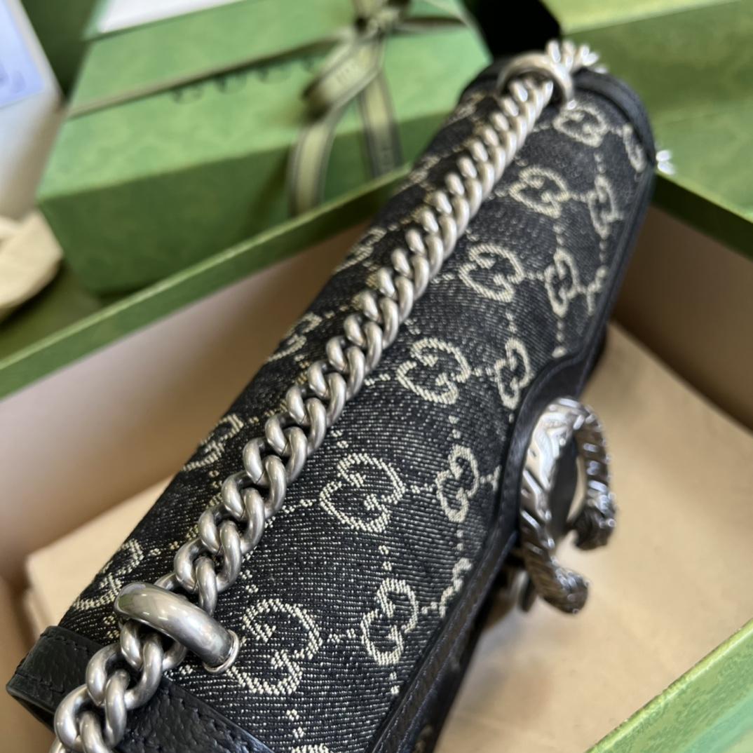 Gucci Dionysus GG Small Shoulder Bag(25-13.5-7cm)   - PerfectKickZ