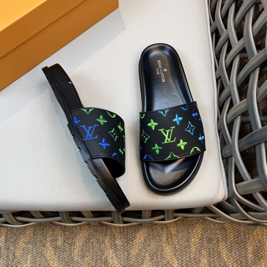 Louis Vuitton Monogram Sandals - PerfectKickZ