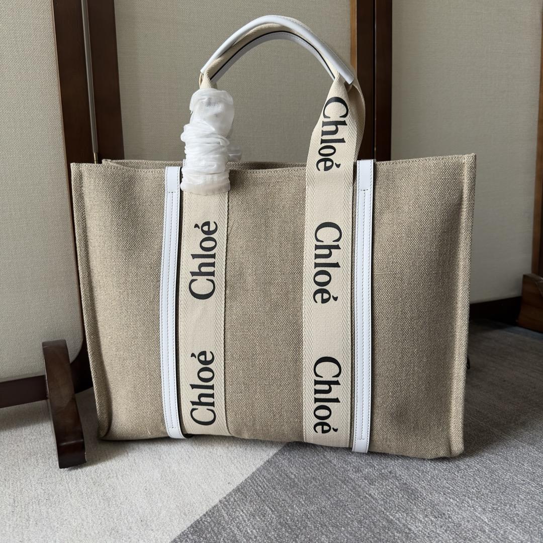 Chloe Large Woody Tote Bag(45-33-13 cm) - PerfectKickZ