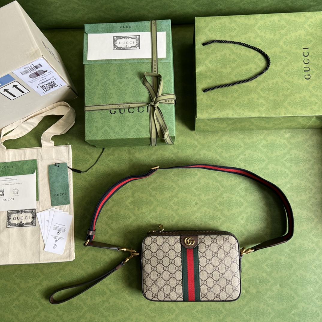 Gucci Ophidia GG Shoulder Bag(23.5-16-4.5cm) - PerfectKickZ
