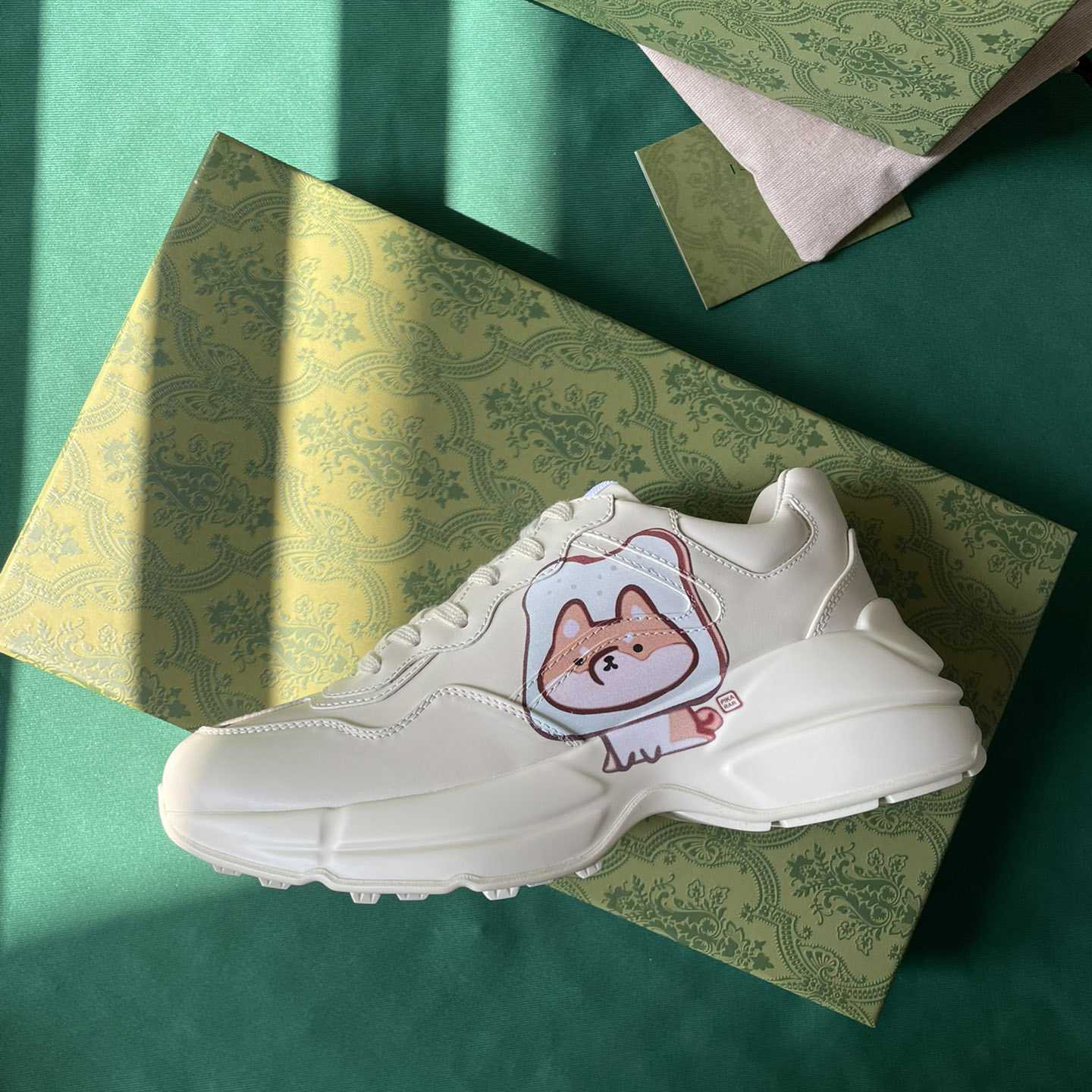 Gucci Rhyton Sneaker With Animal Print(upon uk size) - 
