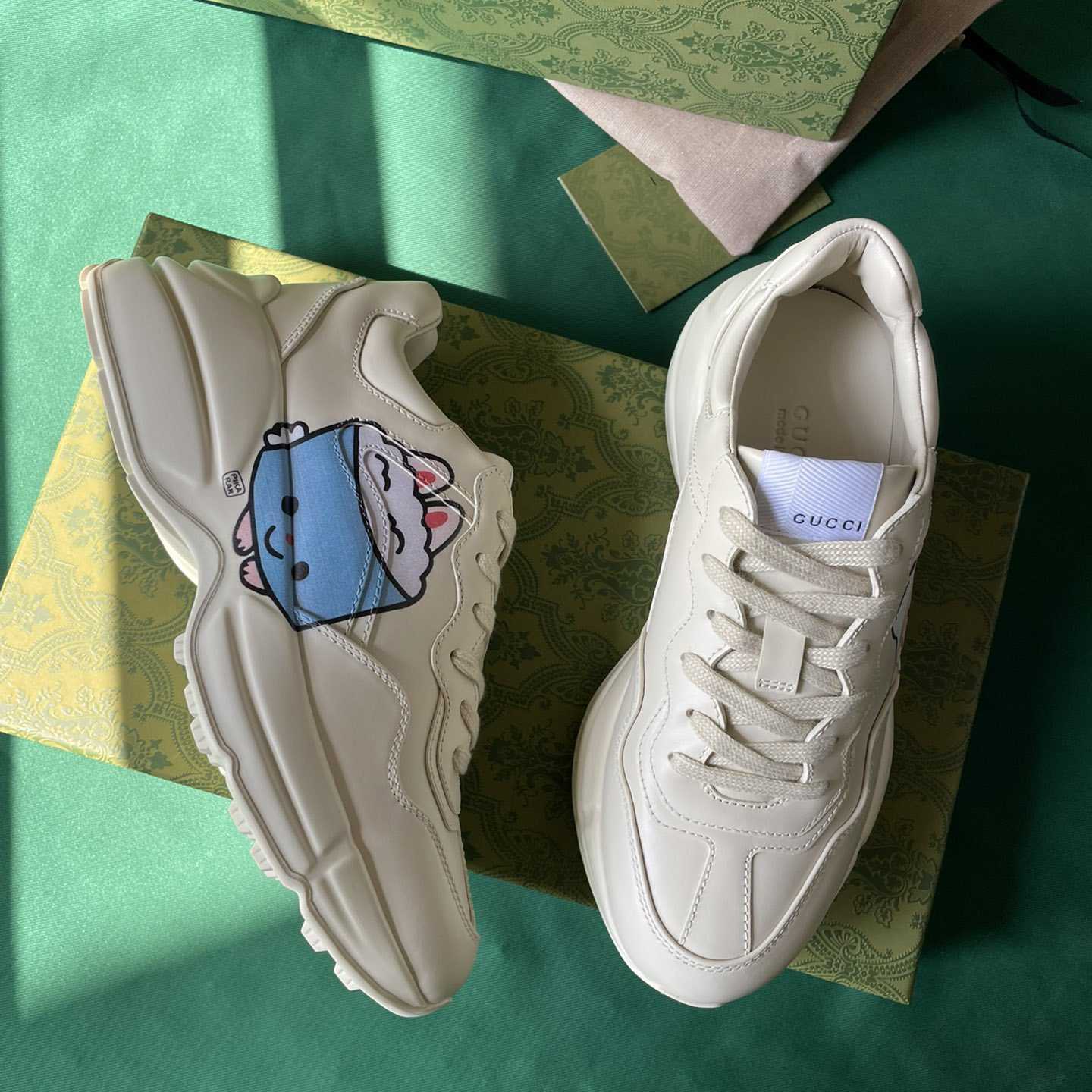 Gucci Rhyton Sneaker With Animal Print(upon uk size) - 