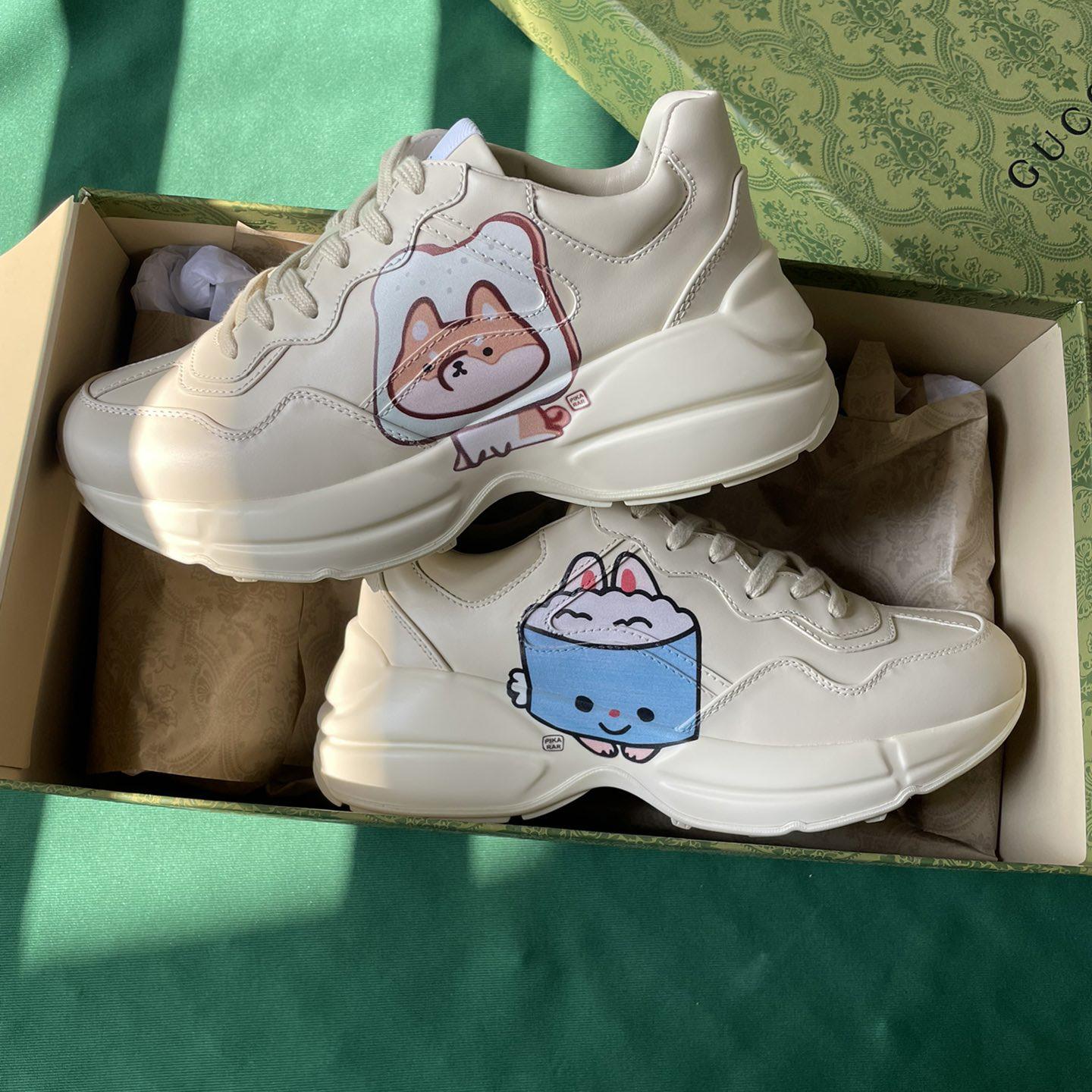 Gucci Rhyton Sneaker With Animal Print(upon uk size) - 